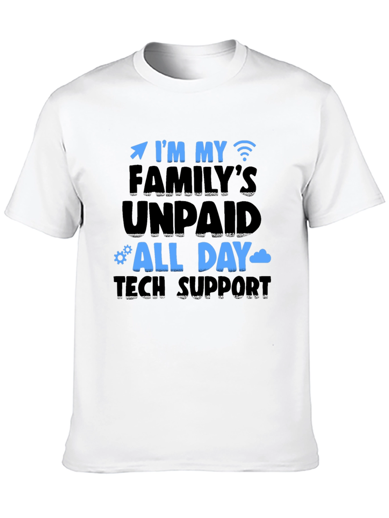 Black Family's Unpaid Tech Support T-Shirt view 10