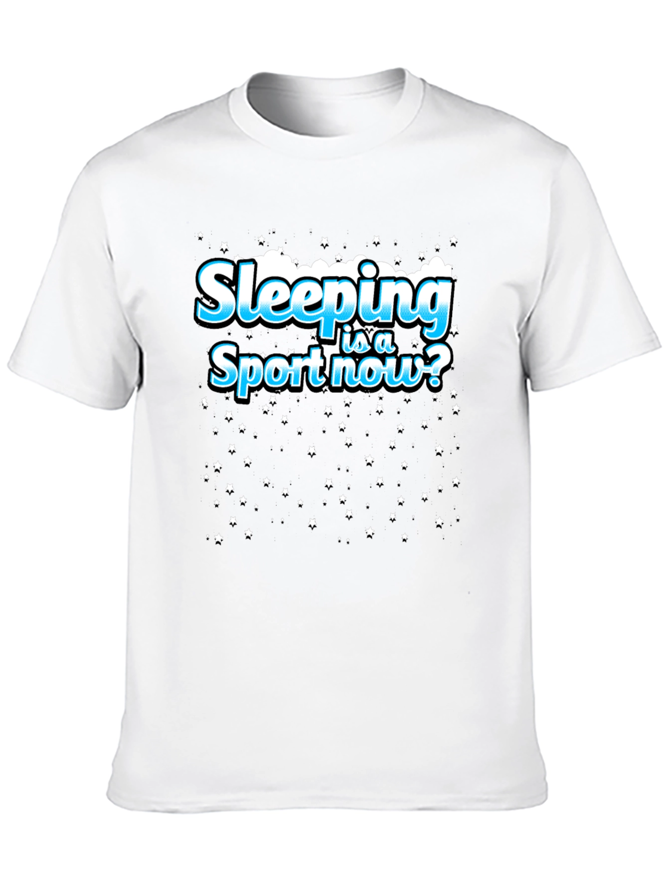 Black Sleeping is a Sport T-Shirt view 10