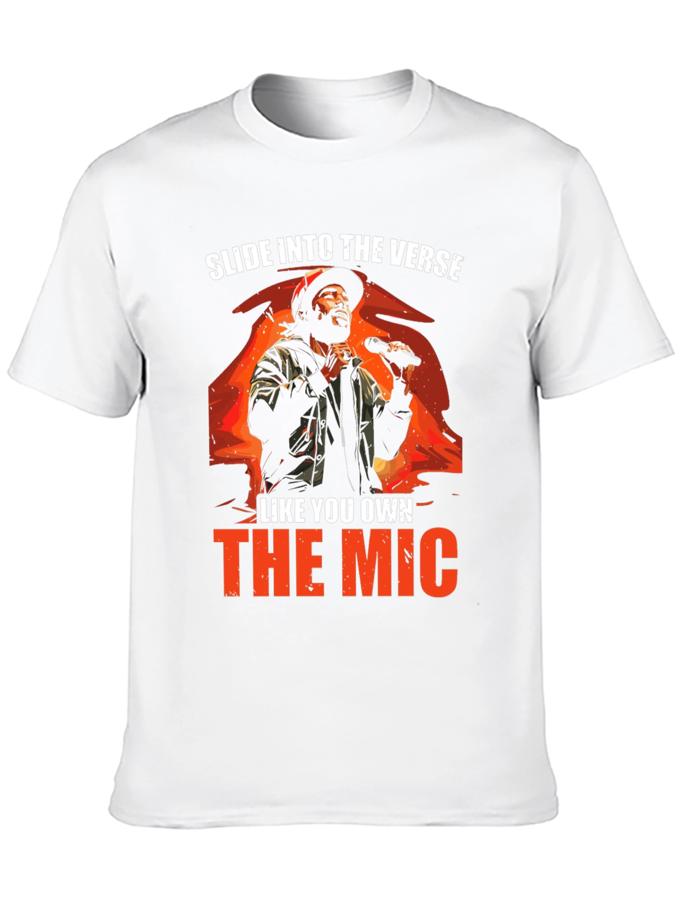 Black Slide Into The Verse Graphic Tee view 10