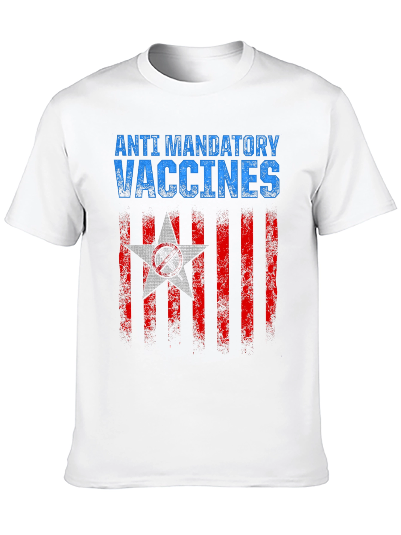 Black Anti Mandatory Vaccines T-Shirt Black Cotton view 10