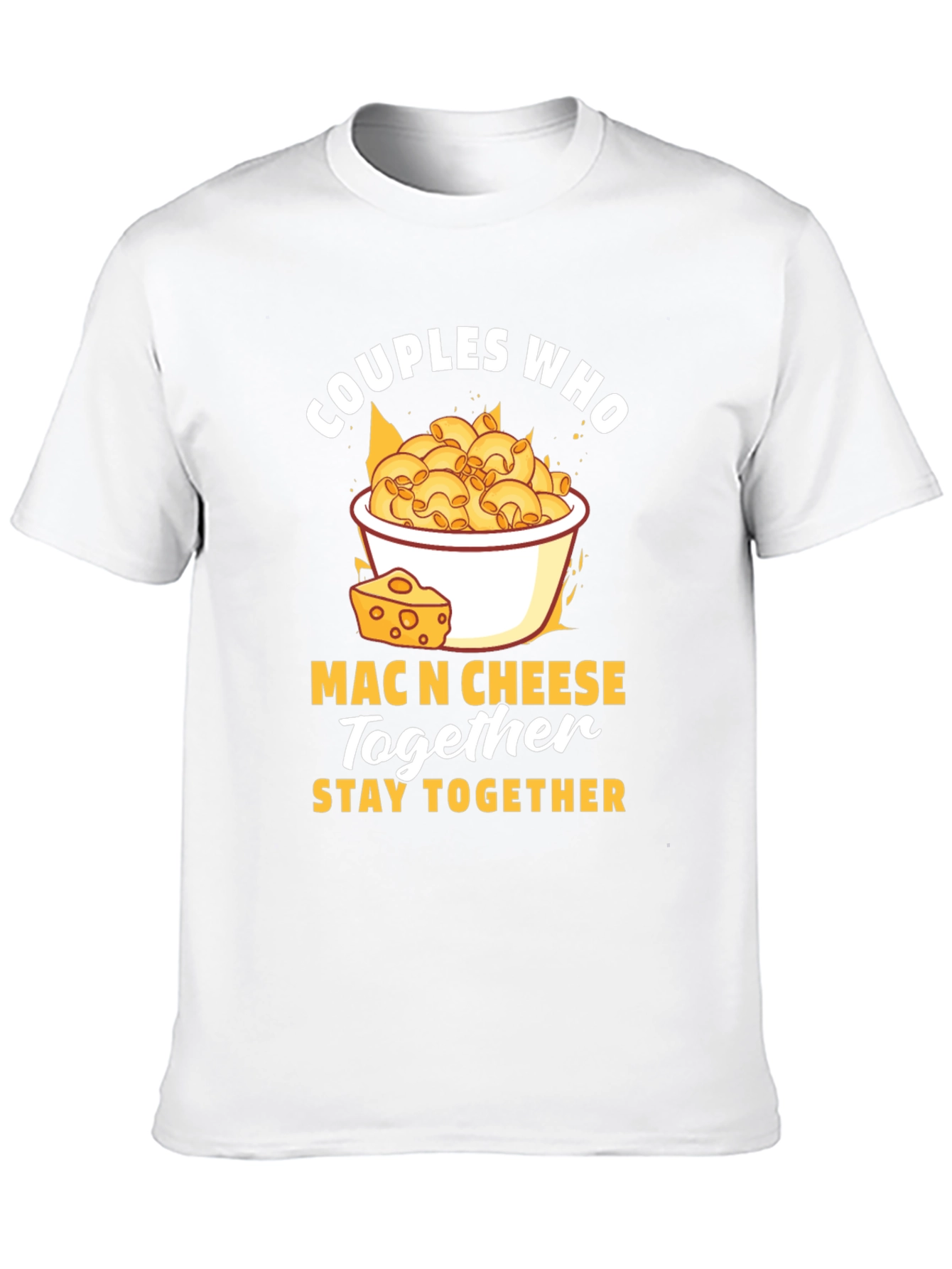 Black Couples Who Mac N Cheese Together Stay Together T-Shirt view 10