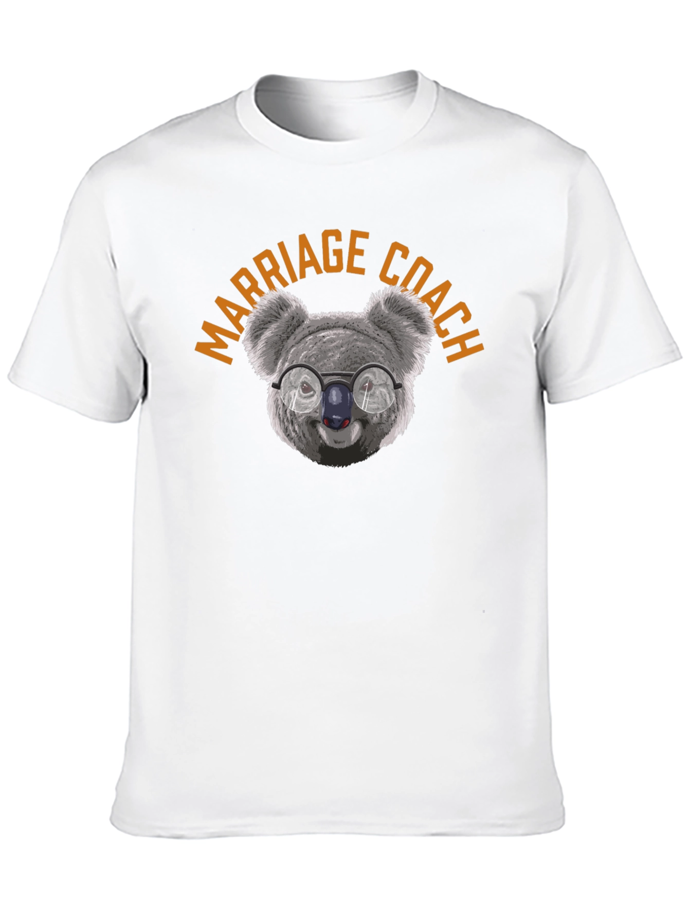 Black Marriage Coach Koala T-Shirt - Funny Relationship Tee view 10