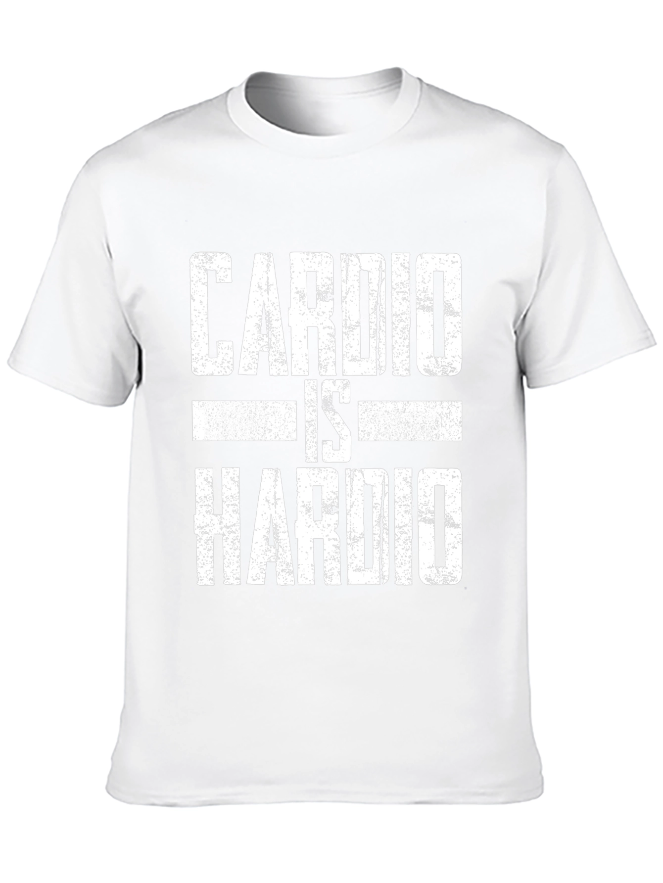 Black Cardio Is Hardio Graphic T-Shirt view 10