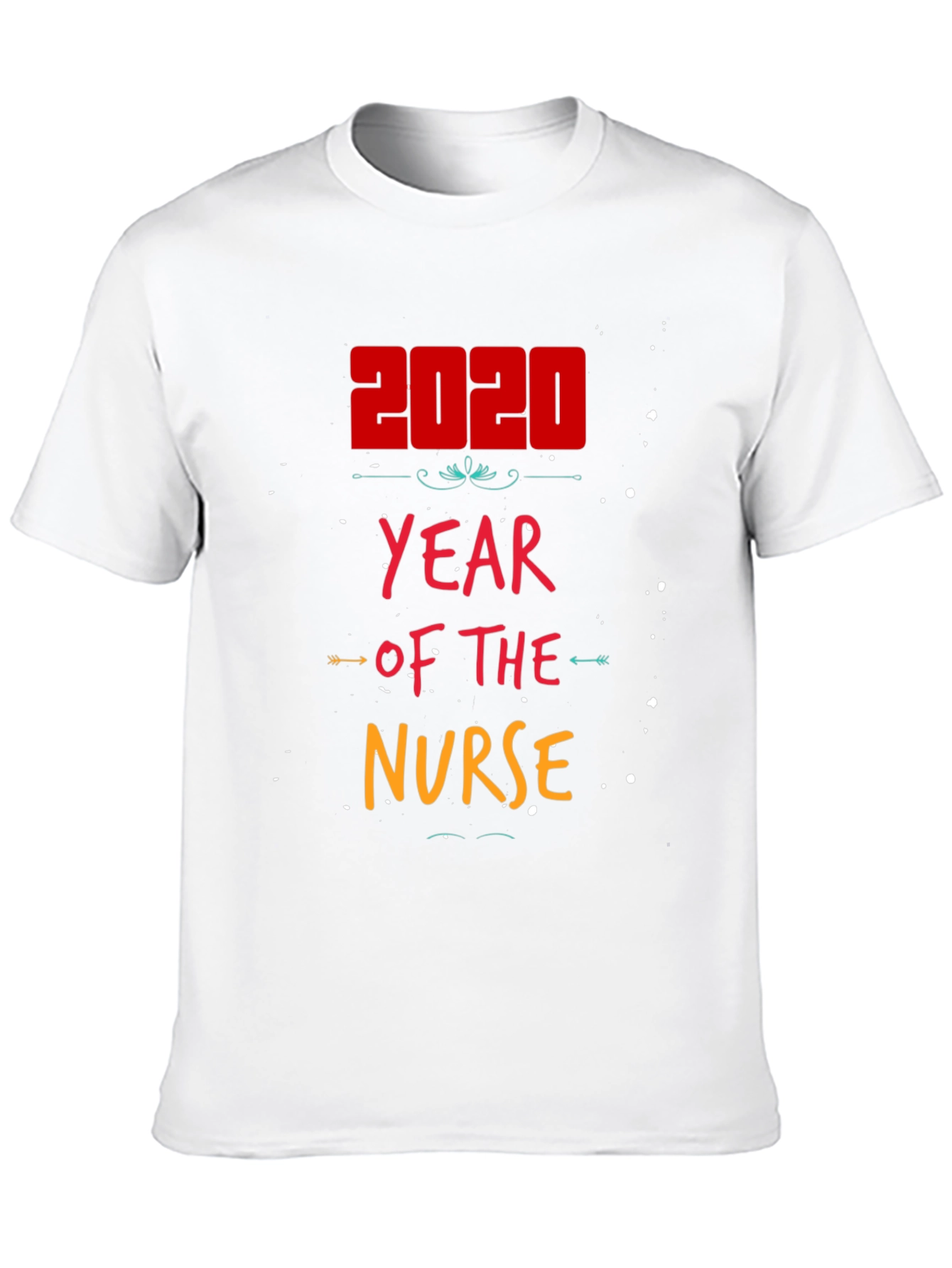 Black 2020 Year of the Nurse T-Shirt view 10