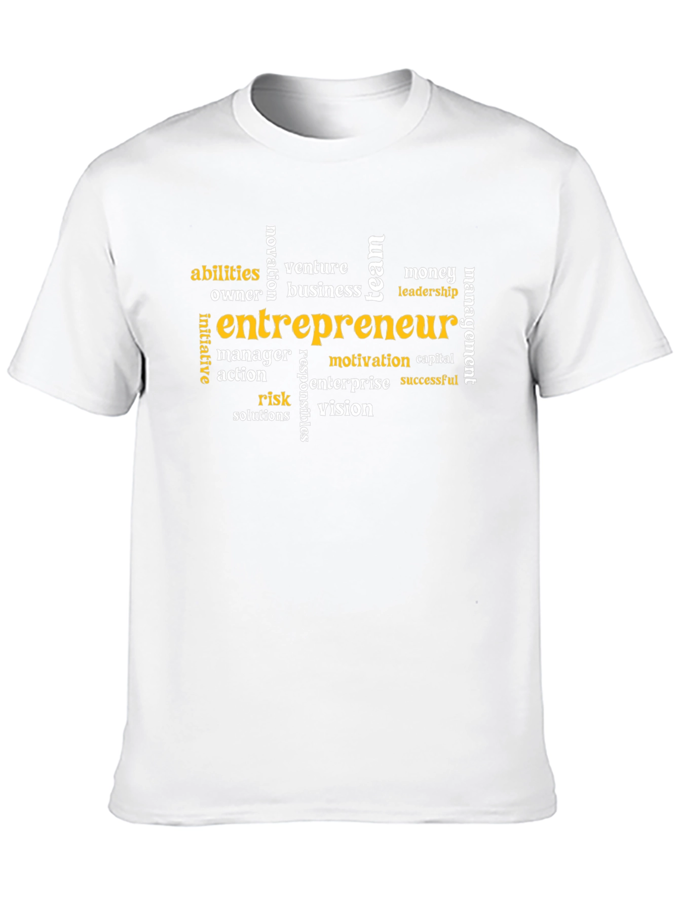 Black Entrepreneur Word Cloud T-Shirt view 10