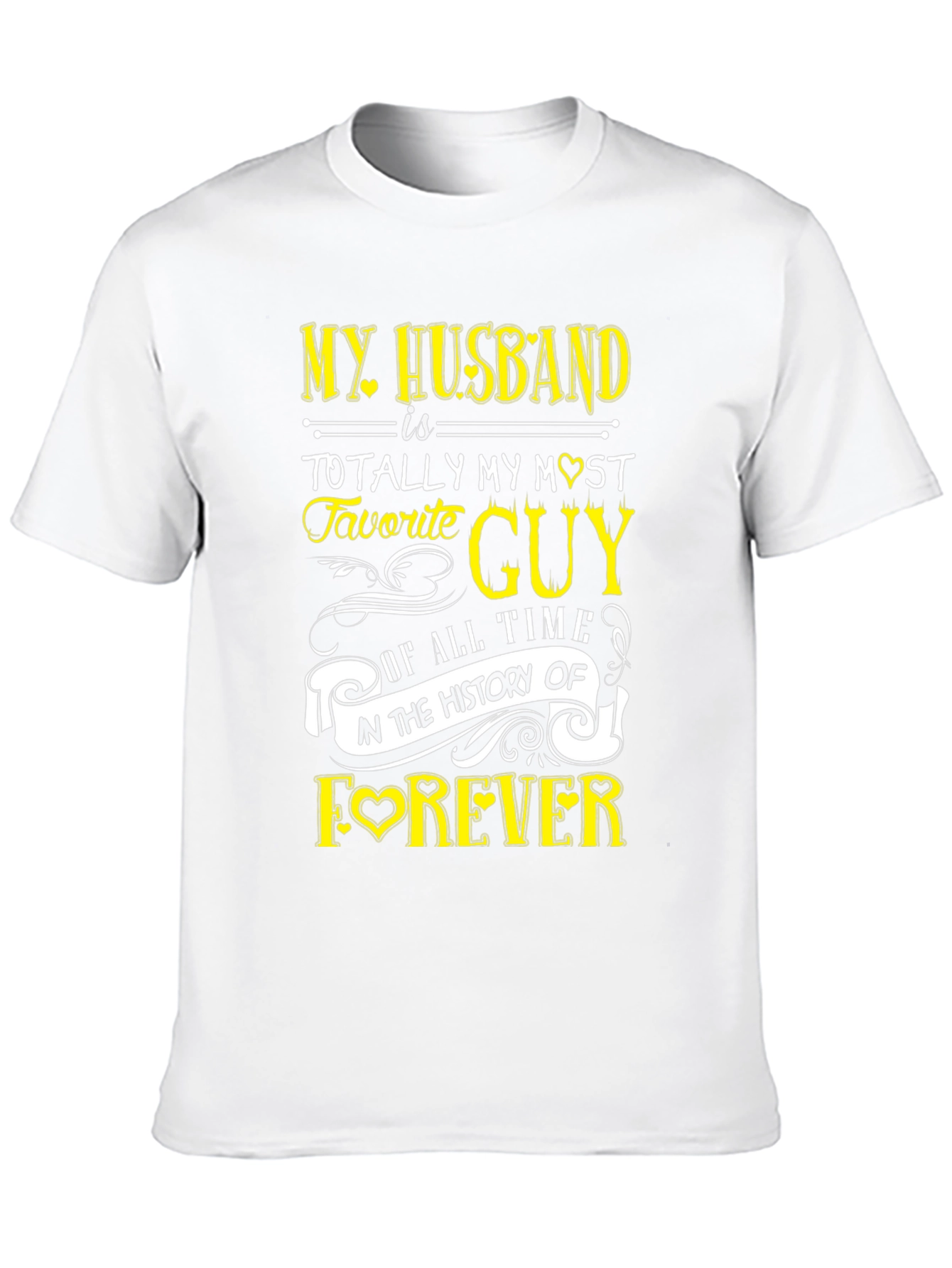 Black My Husband is My Favorite Guy T-Shirt view 10