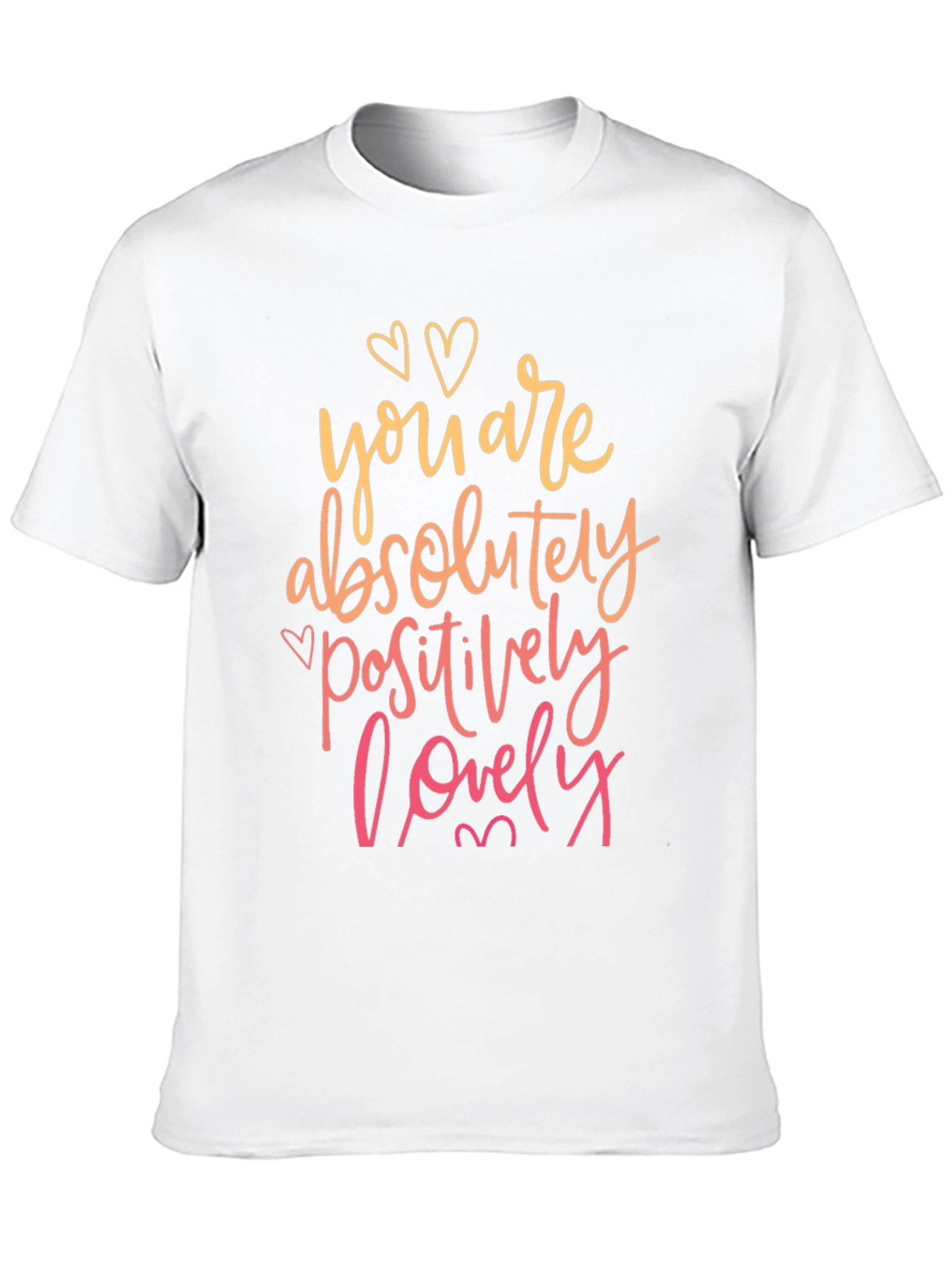 Black Lovely Graphic Tee - You Are Absolutely Positively Lovely view 10