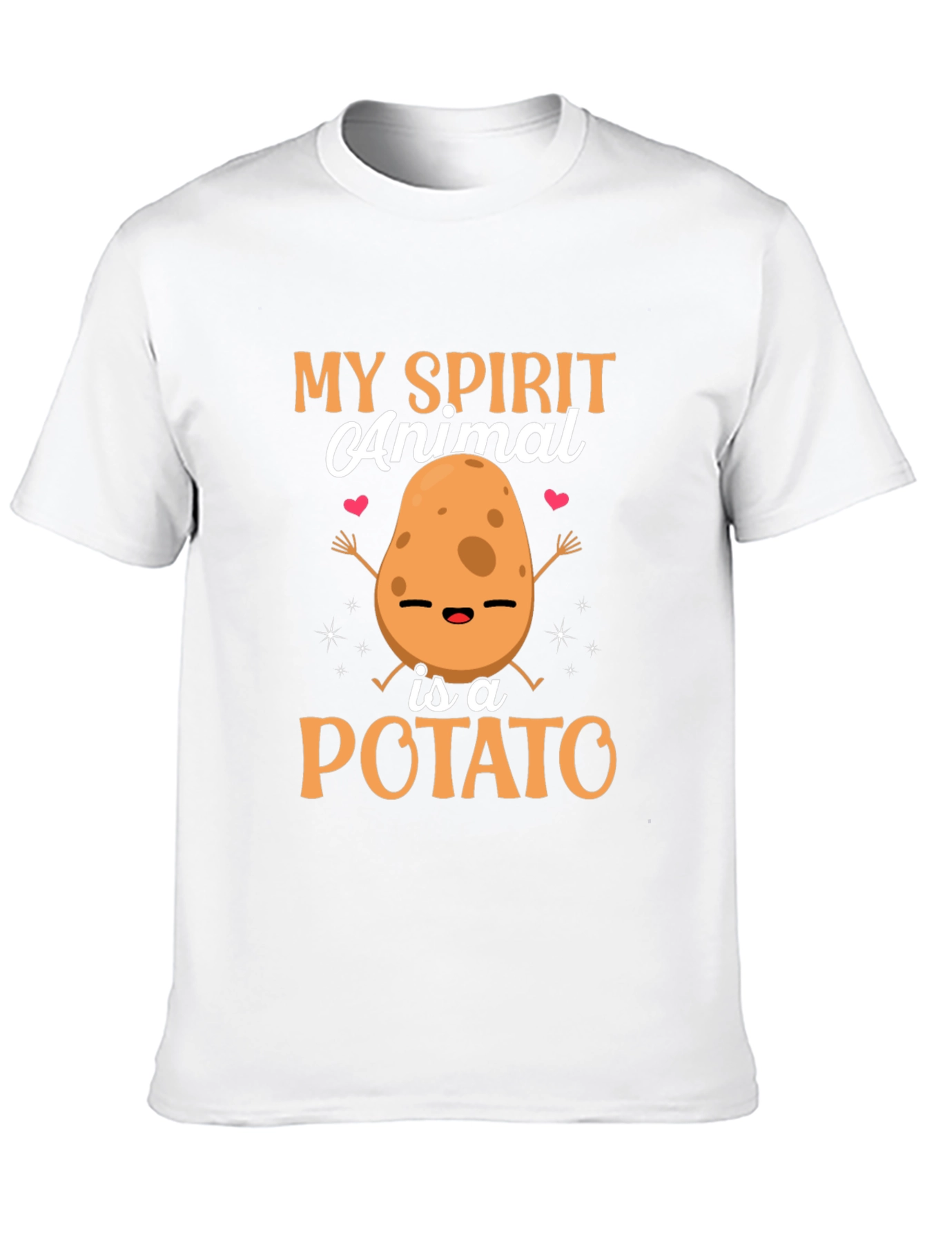 Black My Spirit Animal is a Potato T-Shirt view 10
