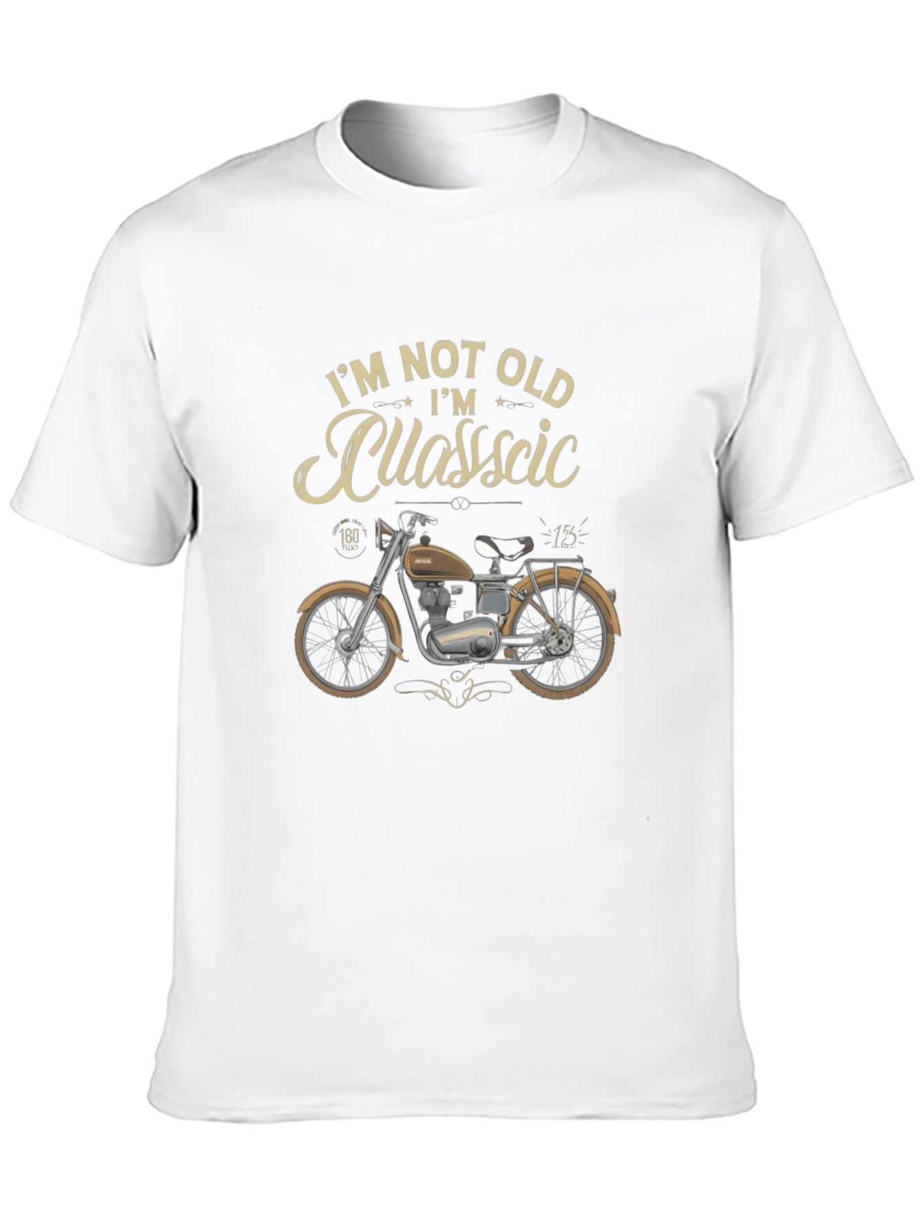 Black I'm Not Old I'm Classic Motorcycle T-Shirt view 10