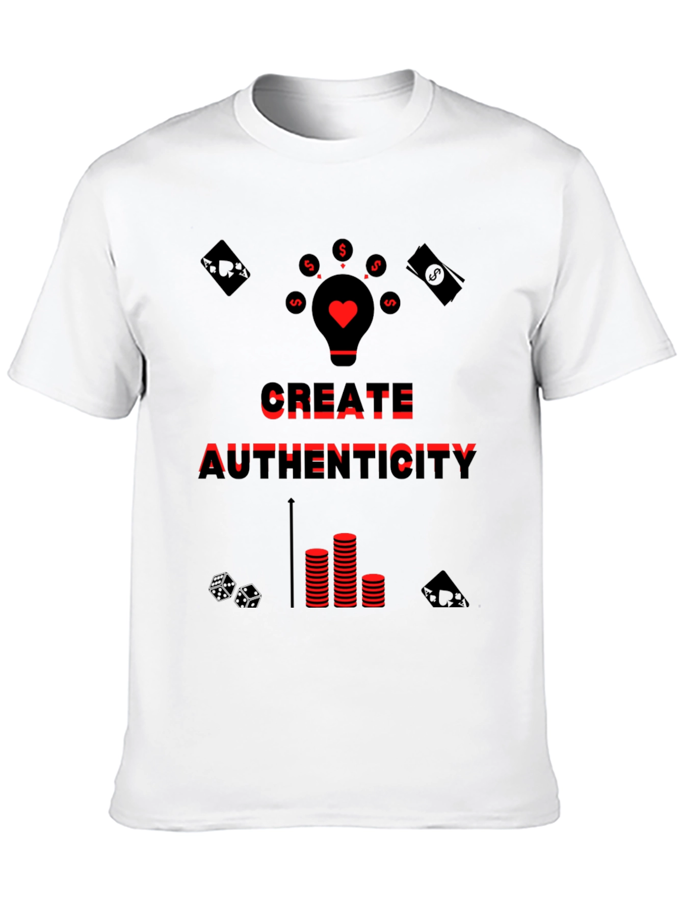 Black Authenticity Graphic Tee - Black view 10