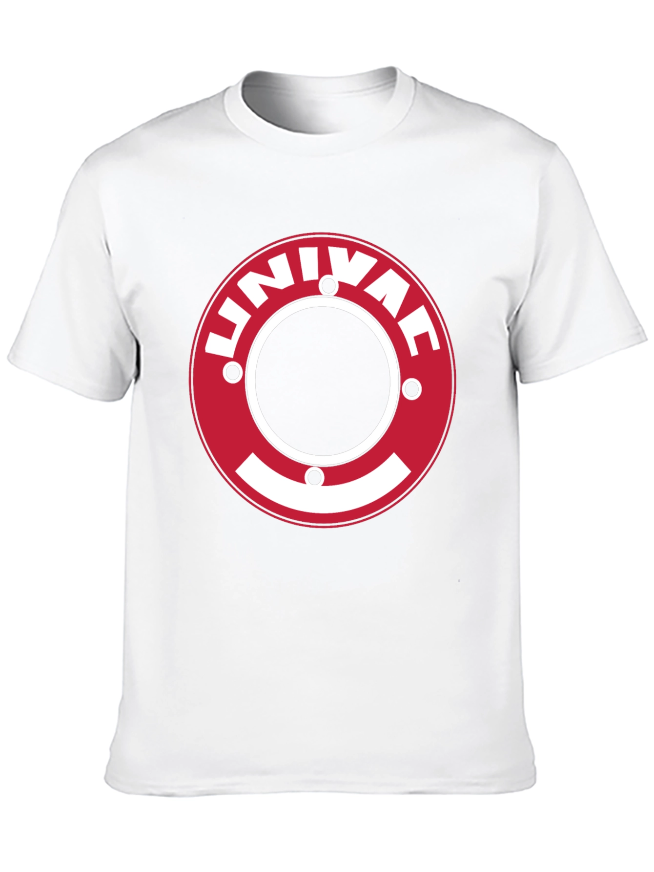 Black Vintage UNIVAC Logo T-Shirt view 10