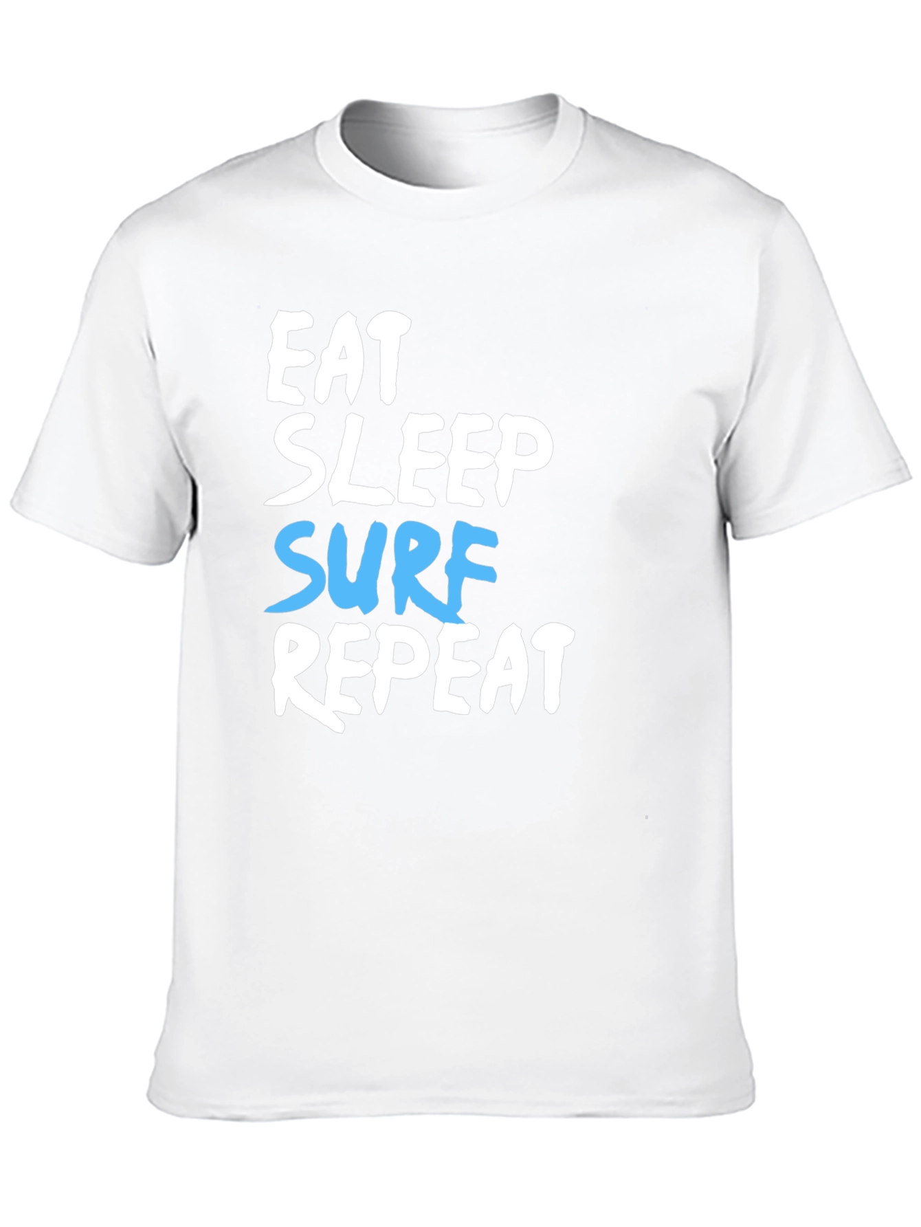 Black Eat Sleep Surf Repeat Graphic T-Shirt view 10