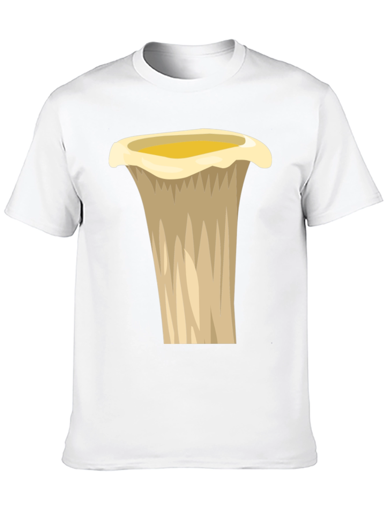 Black Chanterelle Mushroom Graphic Tee - Unique Design view 10