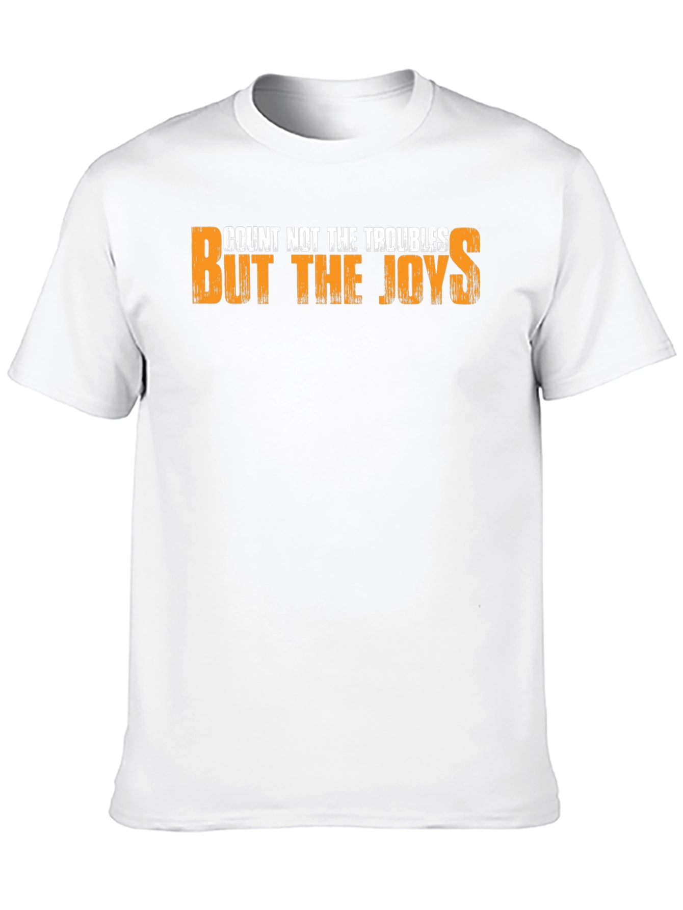 Black Joyful Mindset Graphic Tee - Count Joys, Not Troubles! view 10