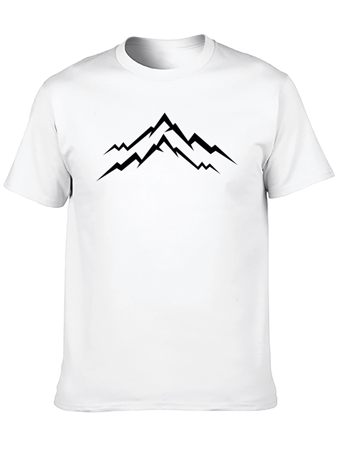 Black Mountain Peak Graphic Tee - Black view 10