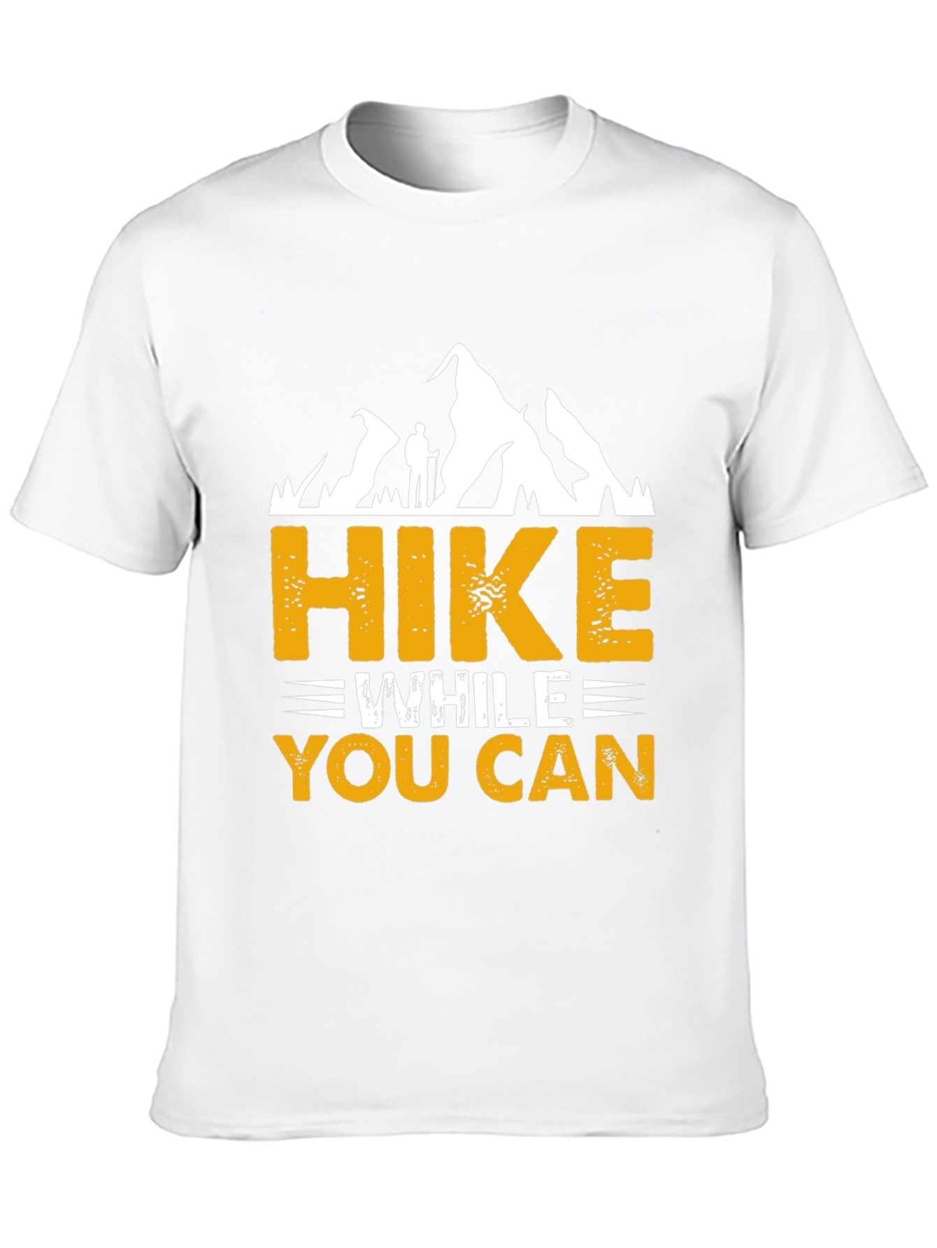Black Hike While You Can Graphic Tee view 10