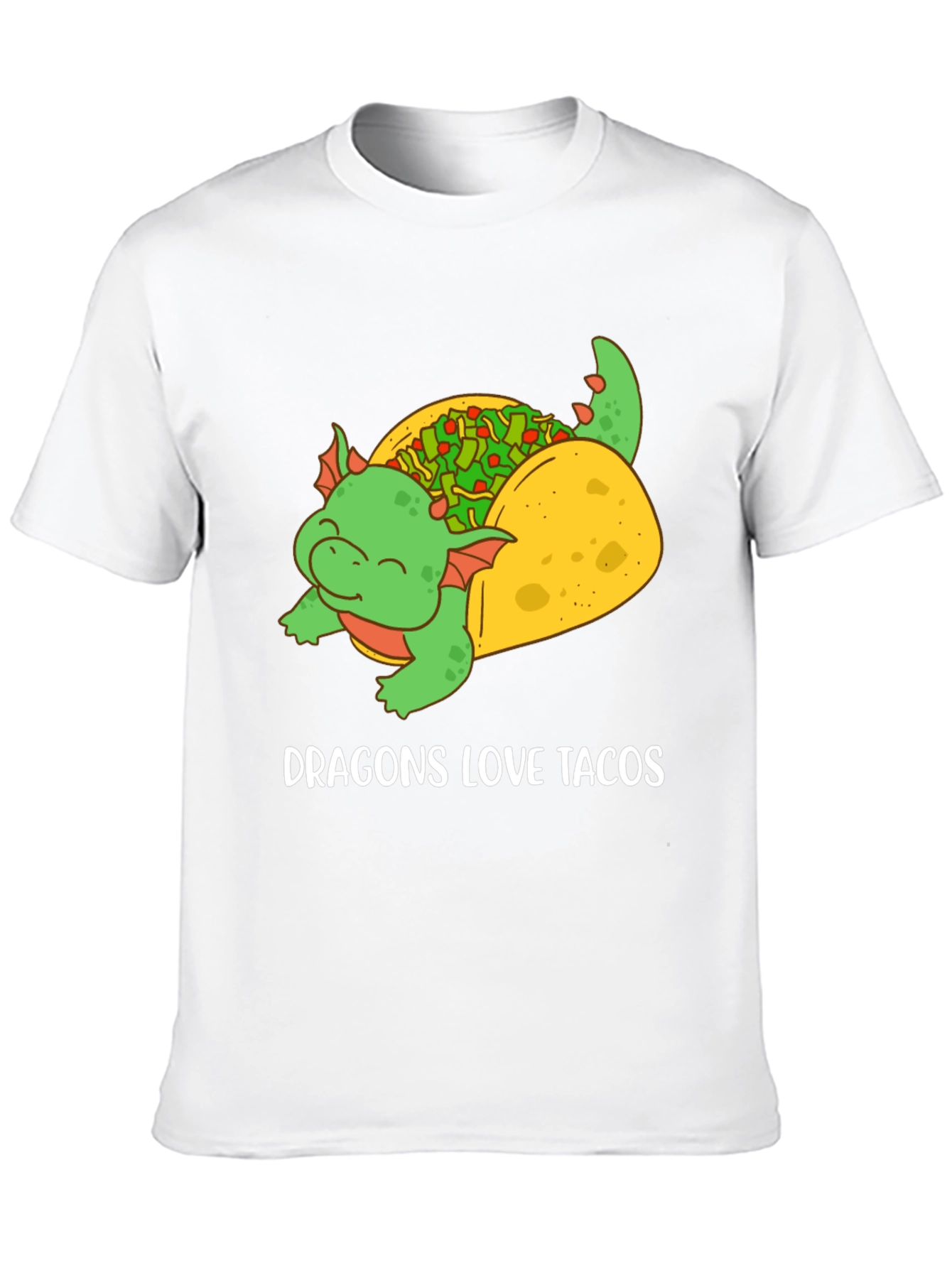 Black Dragon Loves Tacos Graphic Tee view 10