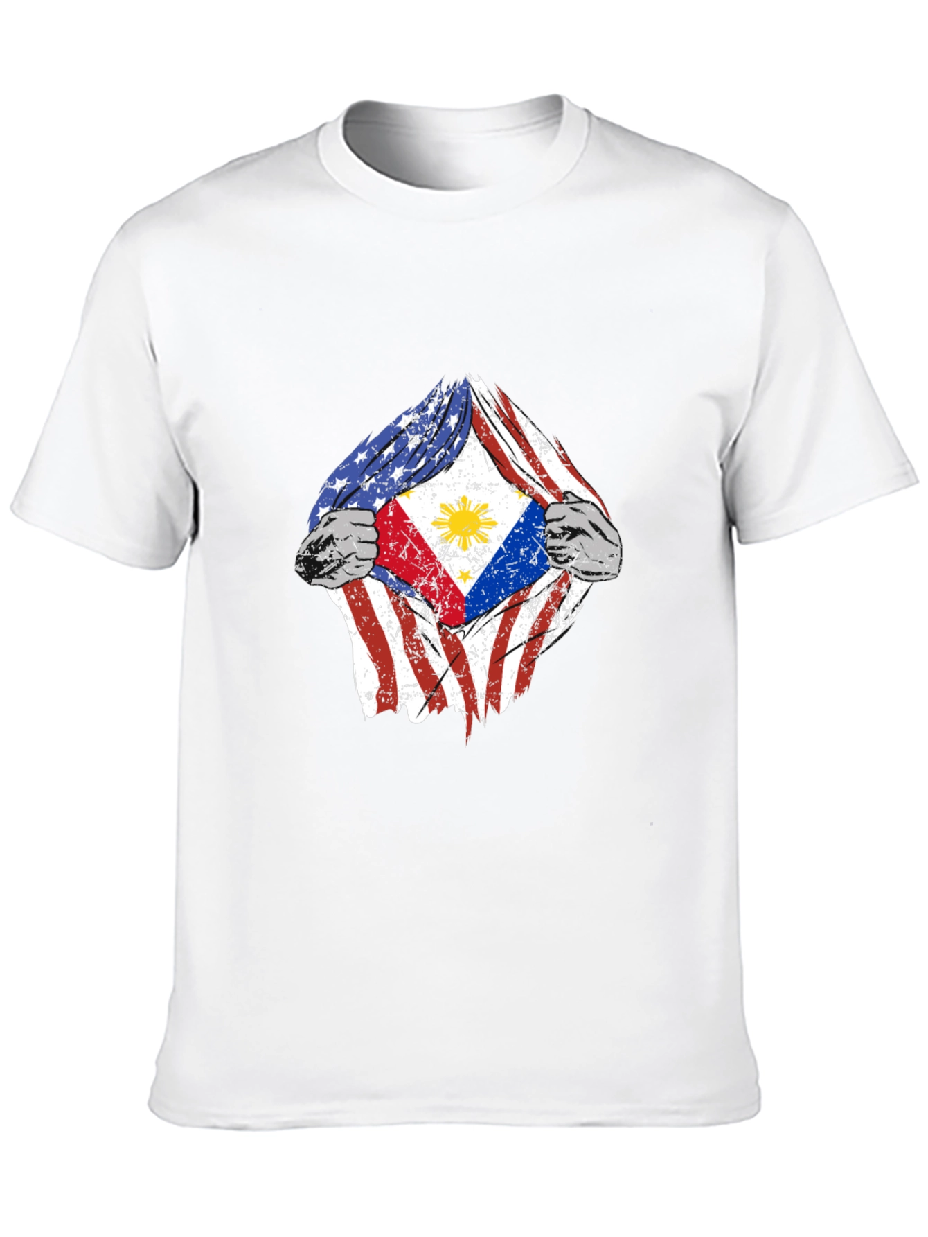 USA Philippines Flag T-Shirt - 10
