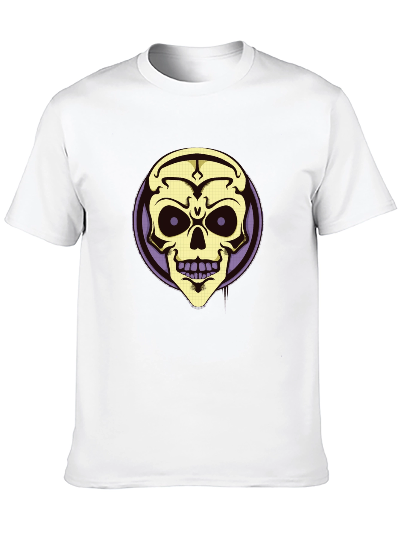 Black Skull Graphic T-Shirt - Black view 10