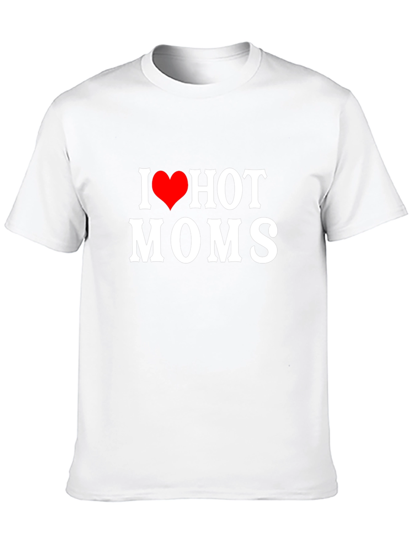 Black I Heart Hot Moms T-Shirt view 10