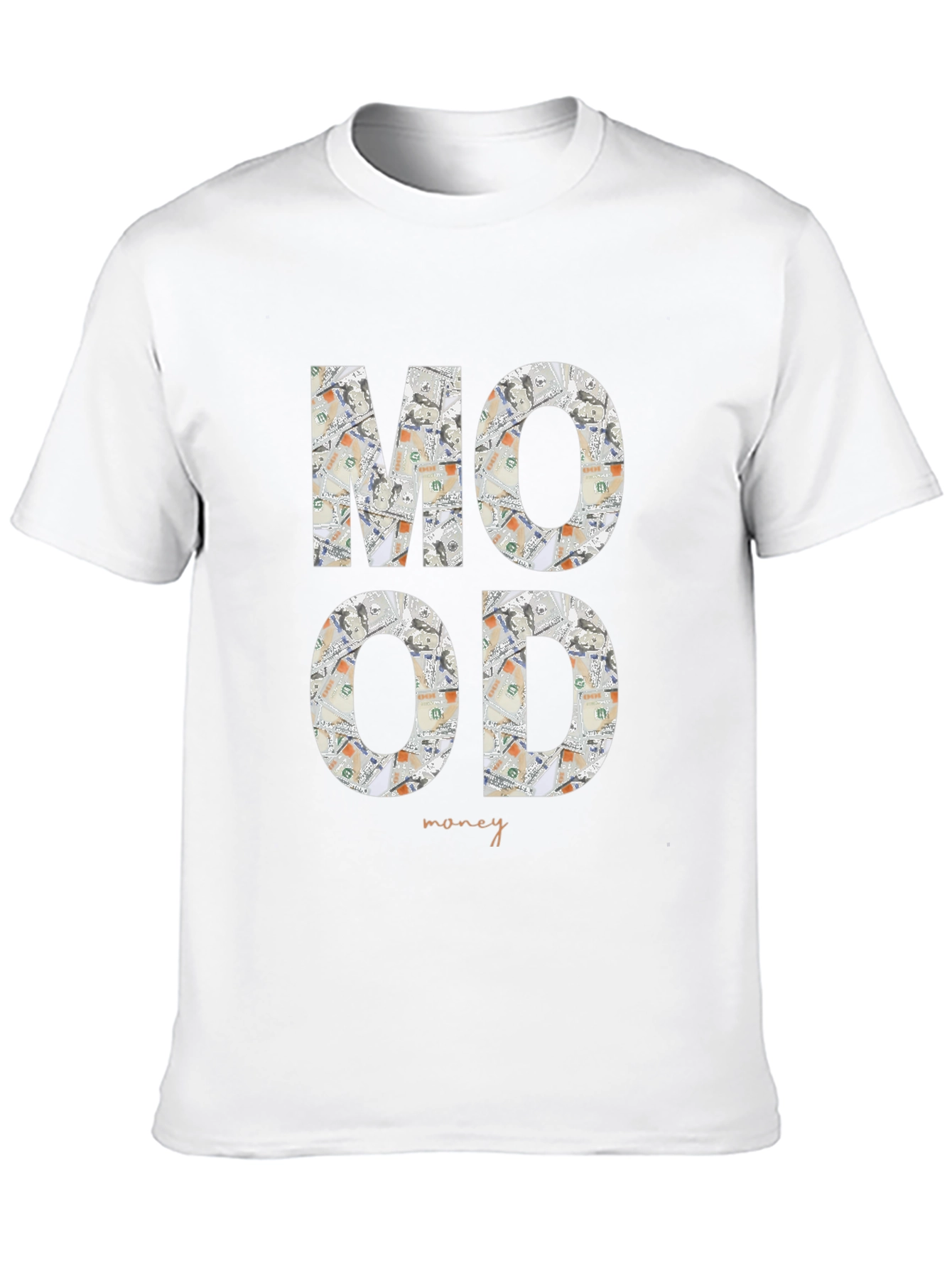 Black Mood Money Graphic Tee - Black Cotton Shirt view 10