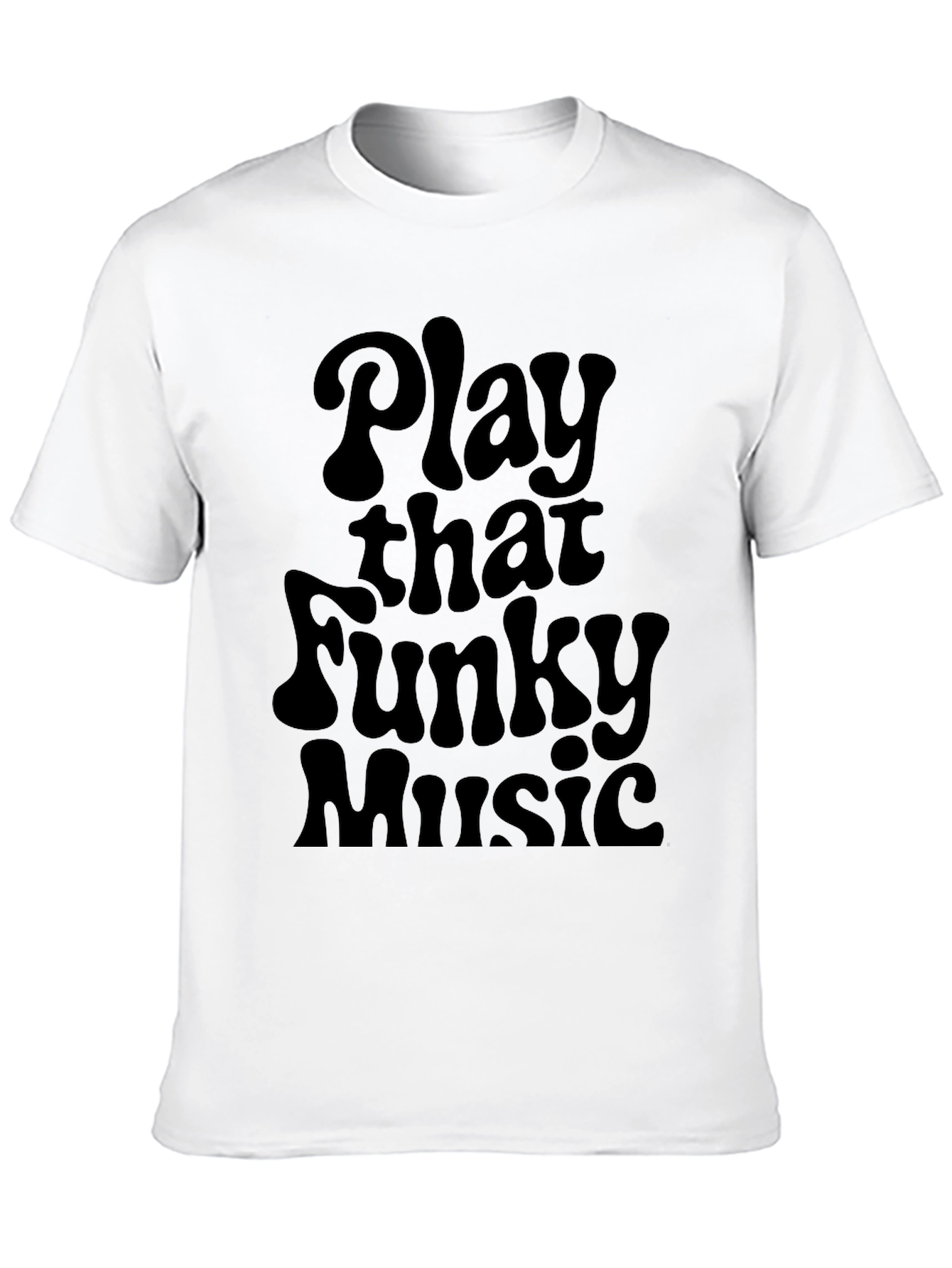Black Funky Music T-Shirt - Retro Style view 10