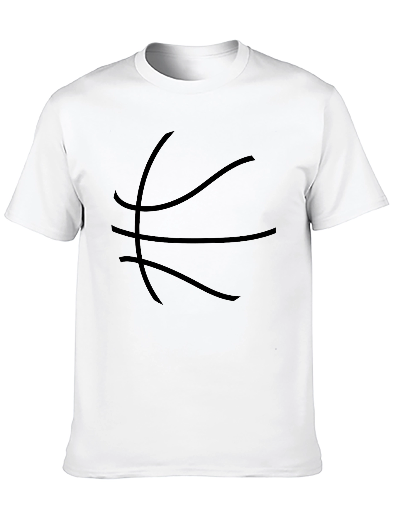 Black Basketball Graphic Tee - Black Cotton Blend Shirt view 10