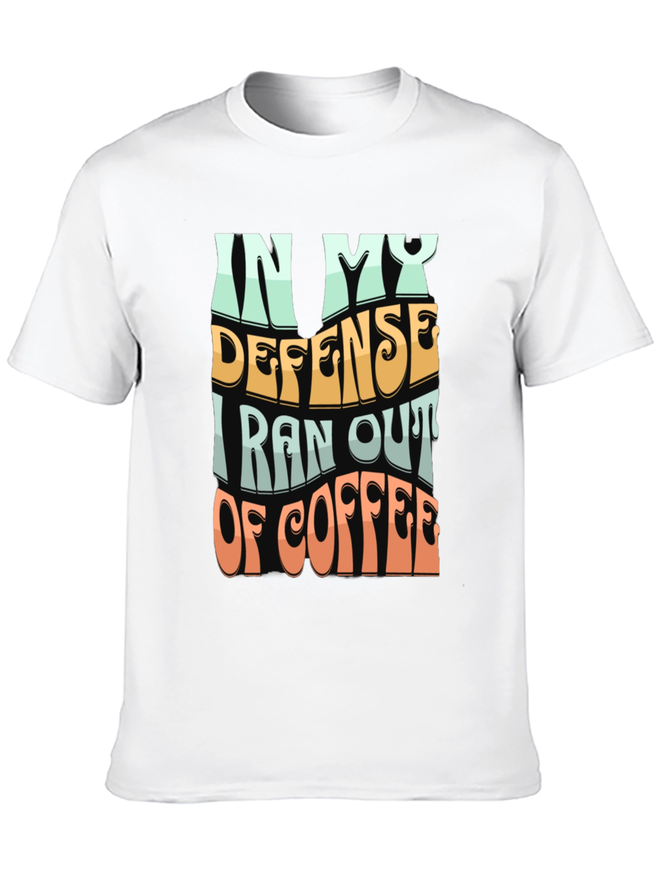 Black Coffee Lover's Tee: In My Defense view 10