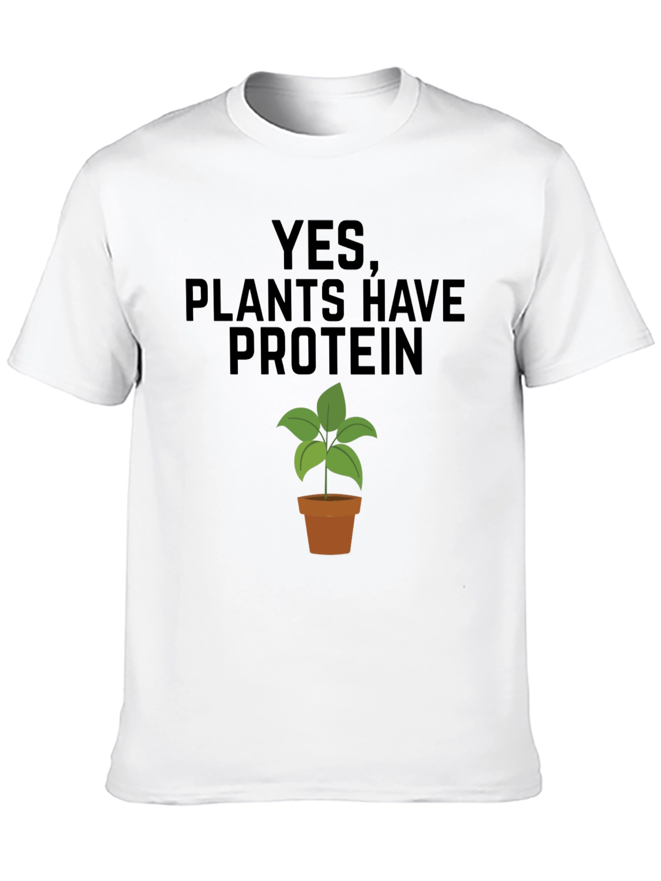 Black Plants Have Protein T-Shirt view 10
