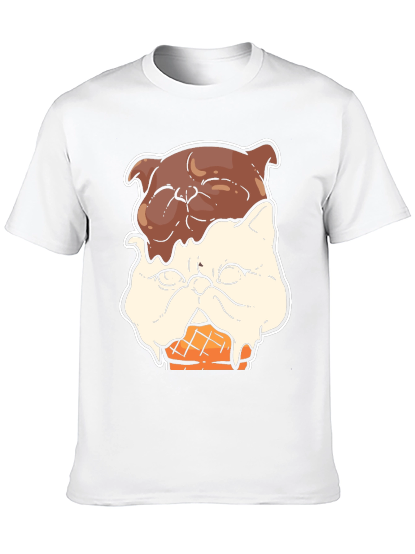 Black Ice Cream Cat Graphic Tee view 10