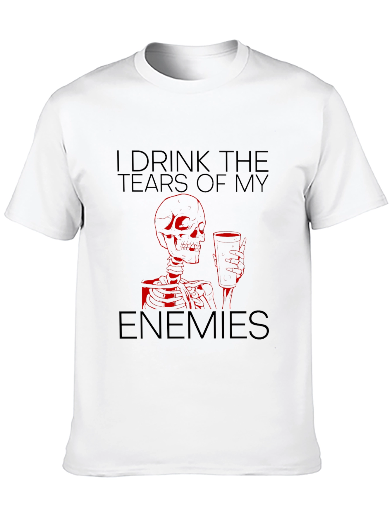 Black I Drink the Tears of My Enemies Graphic Tee view 10