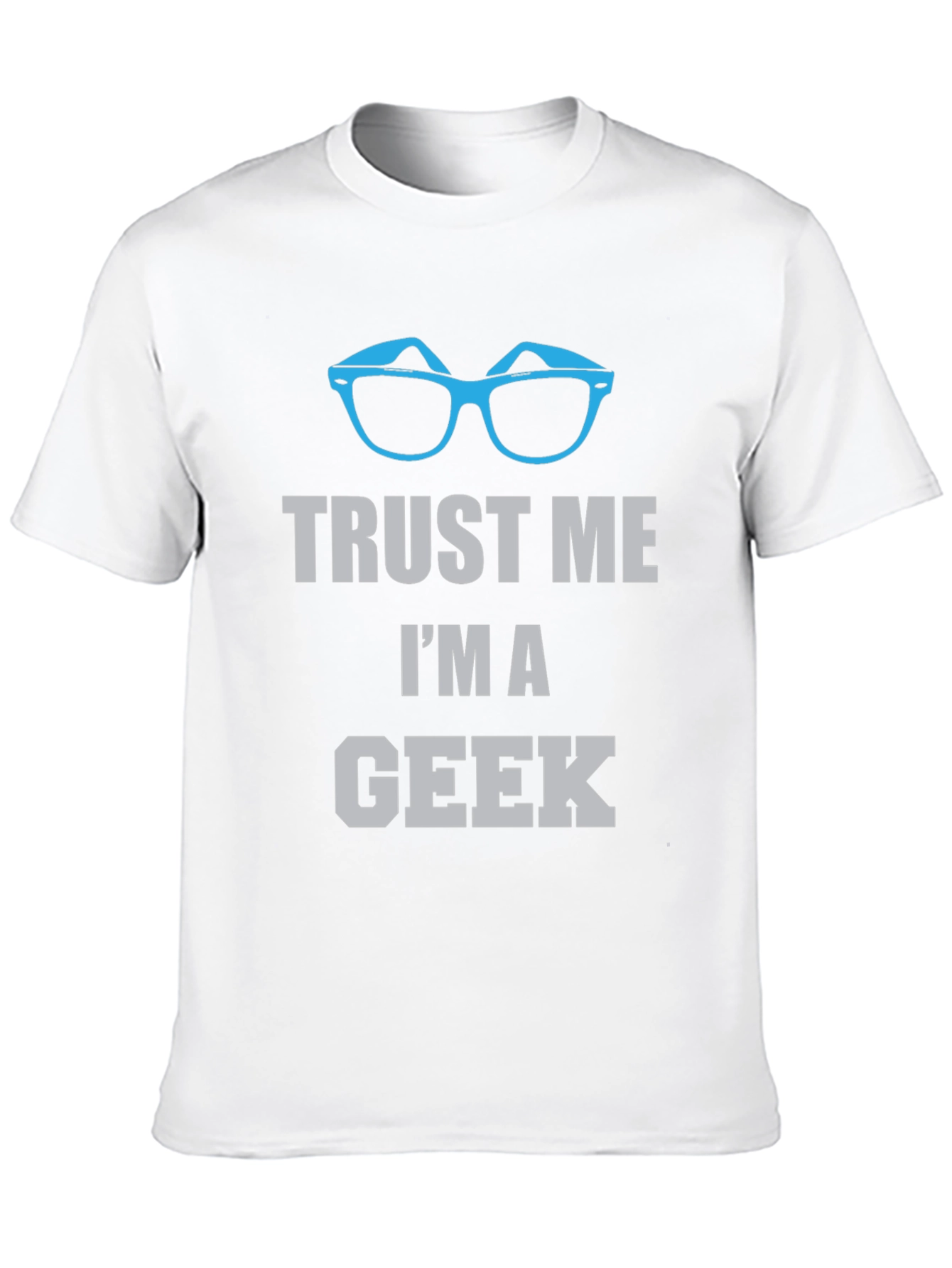 Black Trust Me I'm A Geek T-Shirt view 10