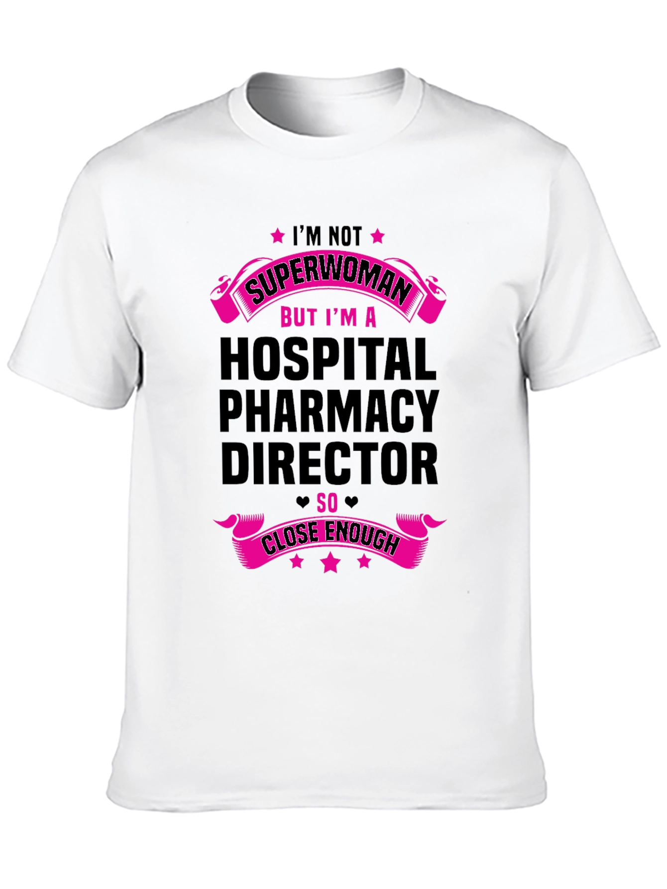 Black Hospital Pharmacy Director T-Shirt - Superwoman Gift view 10