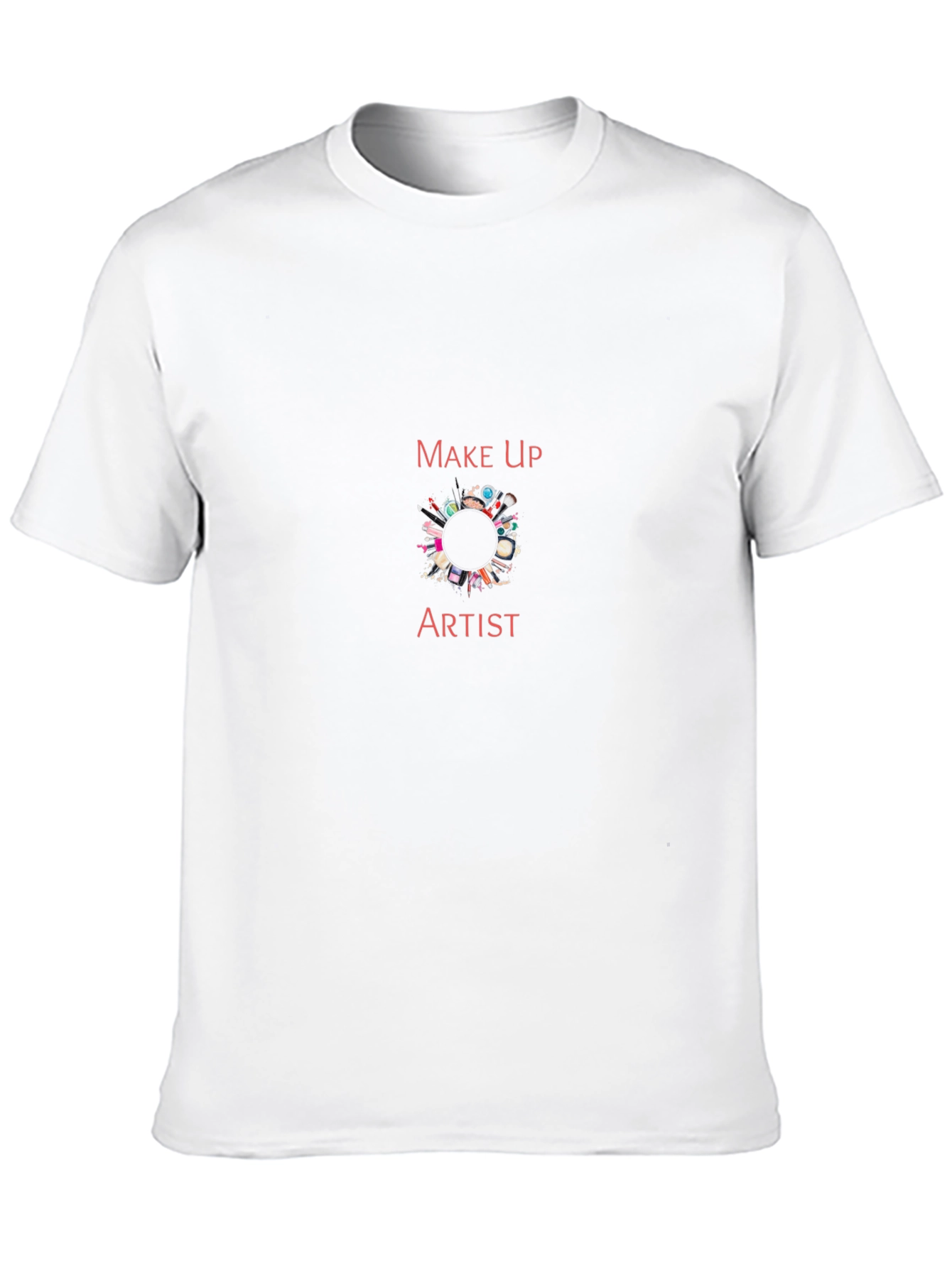 Black Makeup Artist T-Shirt - Unisex Crew Neck Tee view 10