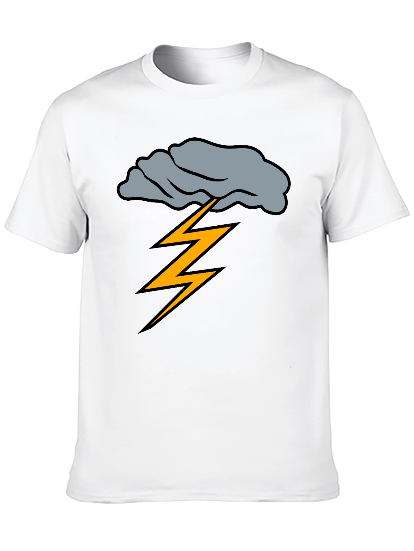 Black Stormy Weather Graphic Tee view 10