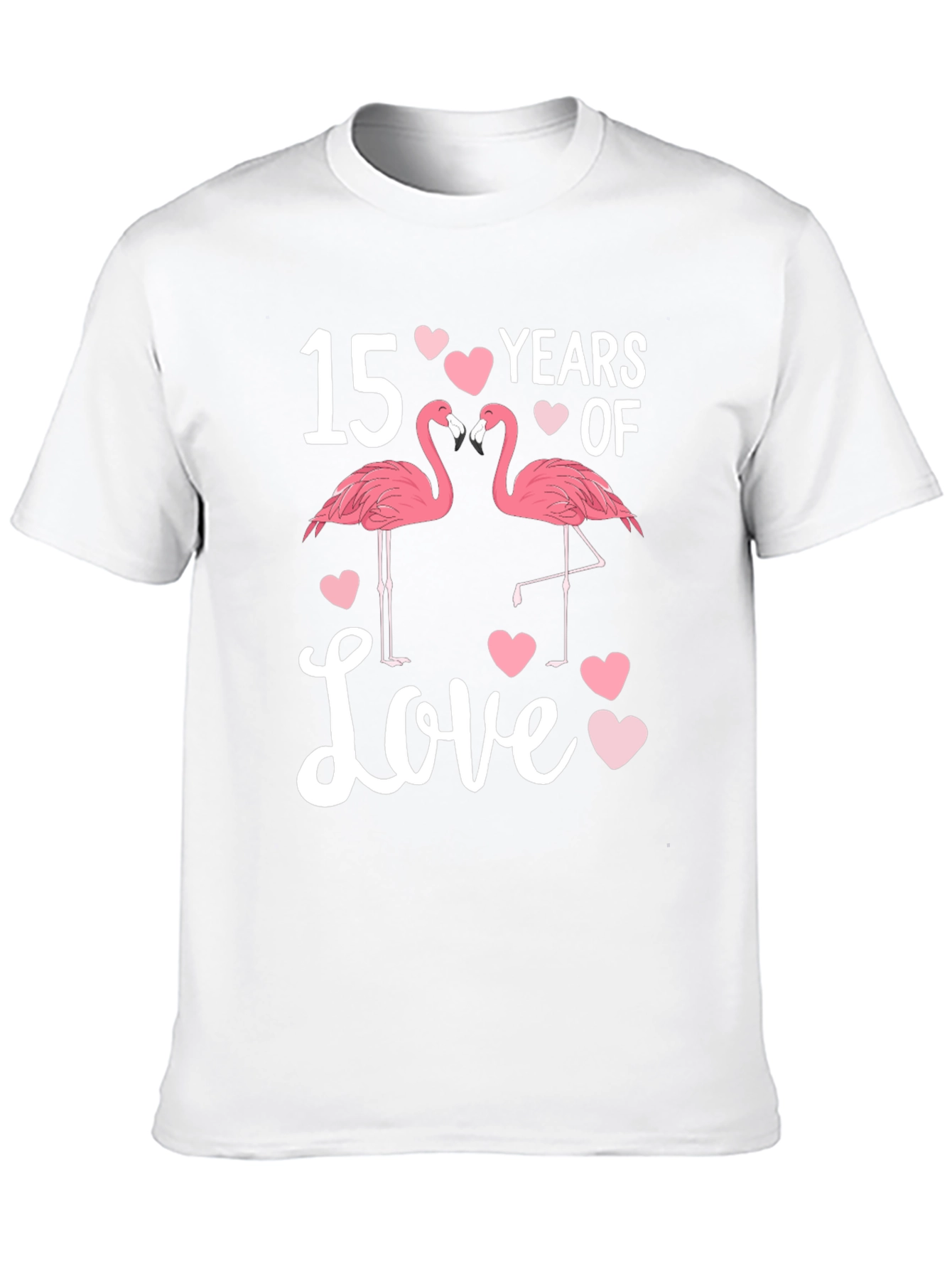 15 Years of Love Flamingo T-Shirt - 10