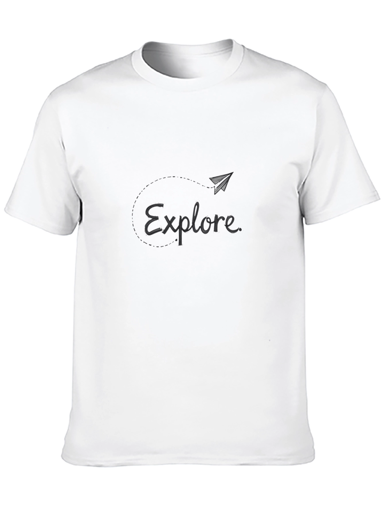 Black Explore Graphic Tee - Travel Inspired Design view 10