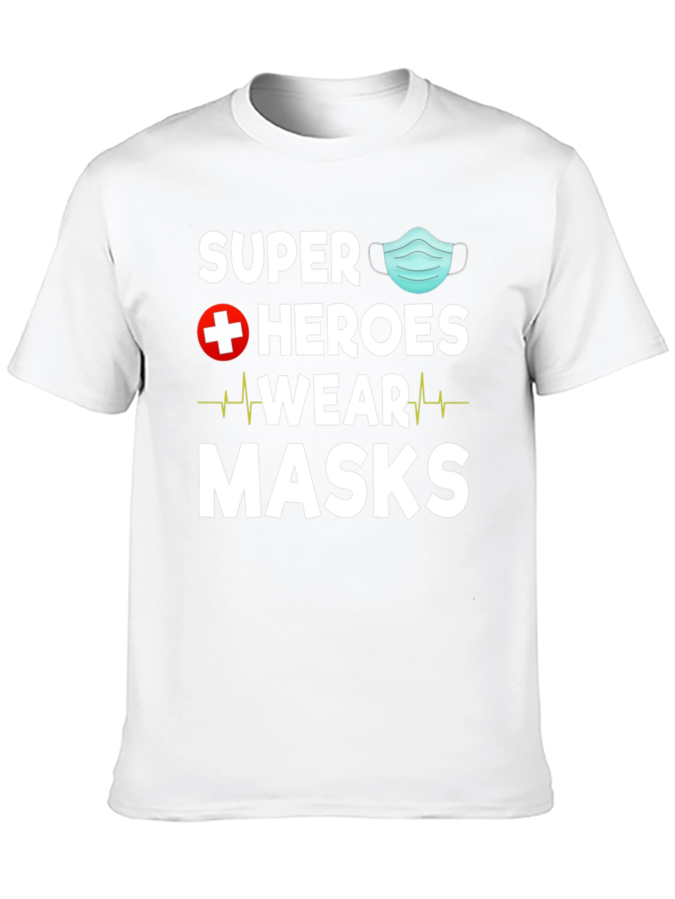 Black Super Heroes Wear Masks T-Shirt view 10