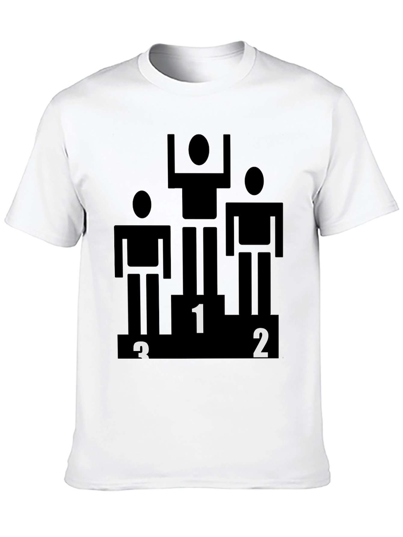 Black Winner Podium Graphic Black Tee view 10