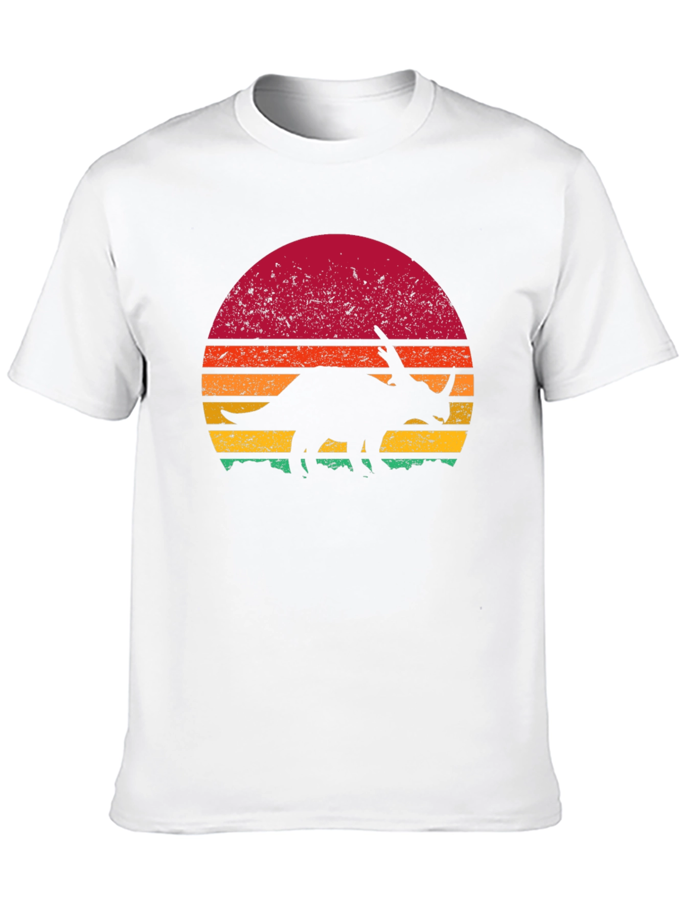 Black Retro Dinosaur Graphic Tee view 10