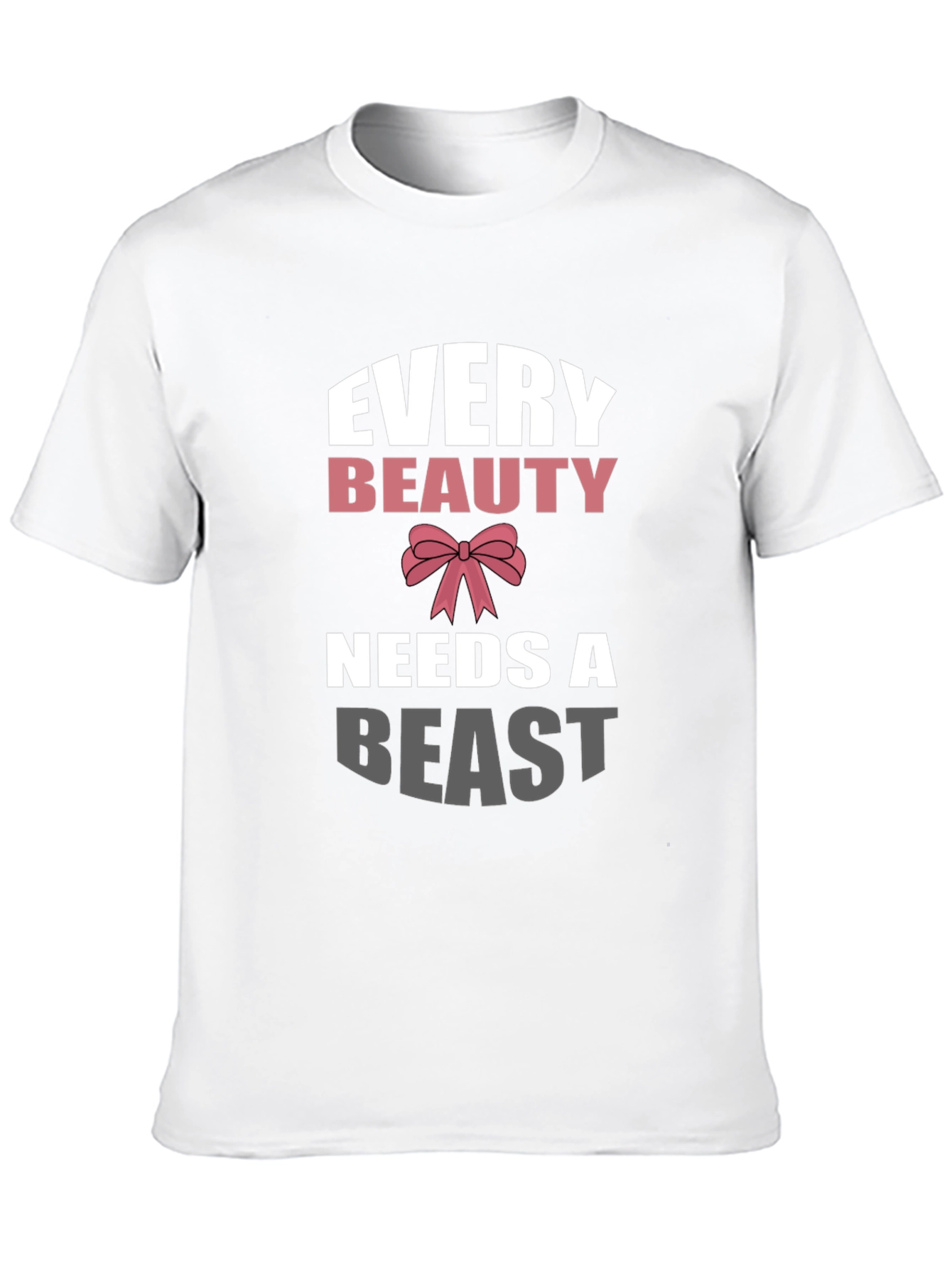 Black Every Beauty Needs a Beast Graphic Tee view 10
