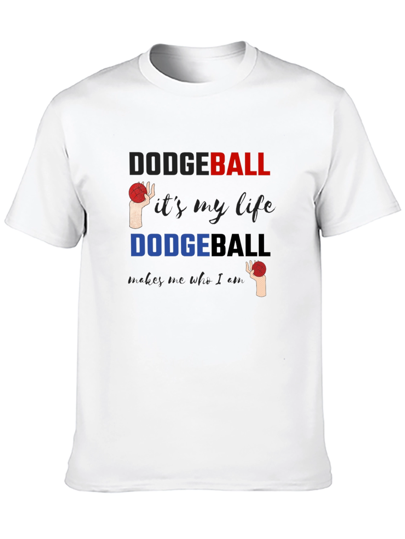 Black Dodgeball Life T-Shirt - Soft Cotton Tee view 10