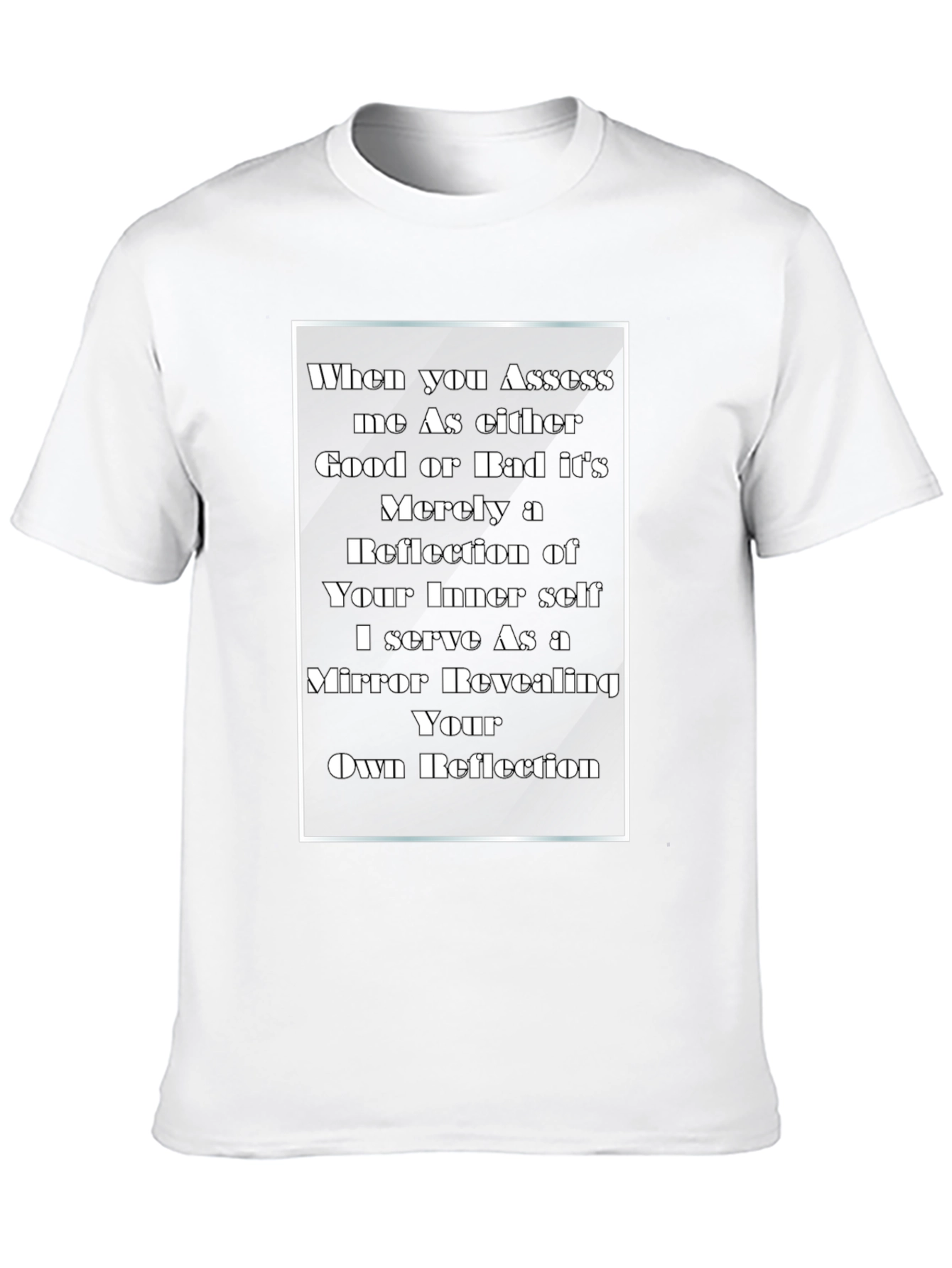 Black Reflective Inner Self T-Shirt view 10