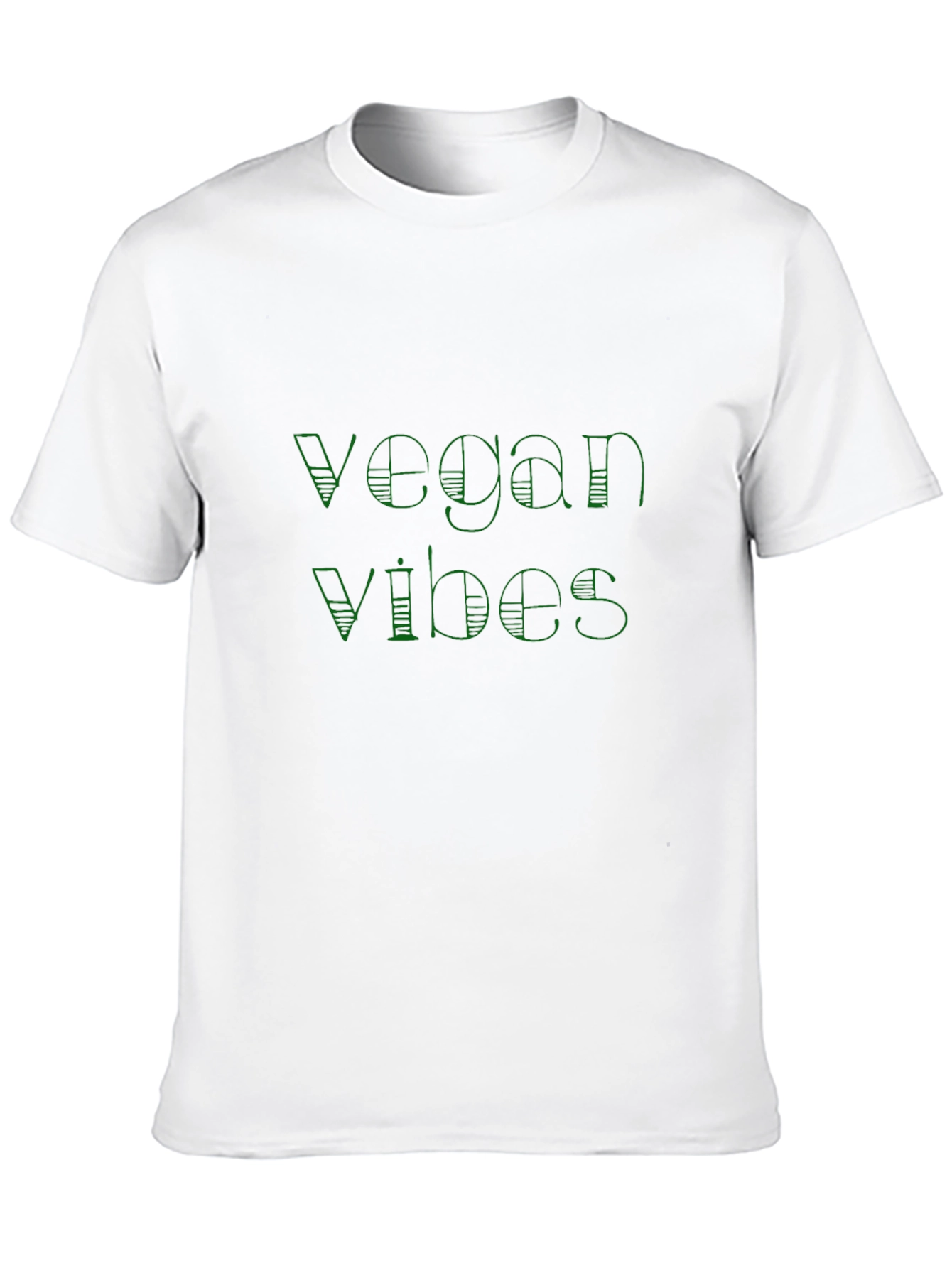 Black Vegan Vibes Graphic T-Shirt - Stylish & Comfortable view 10