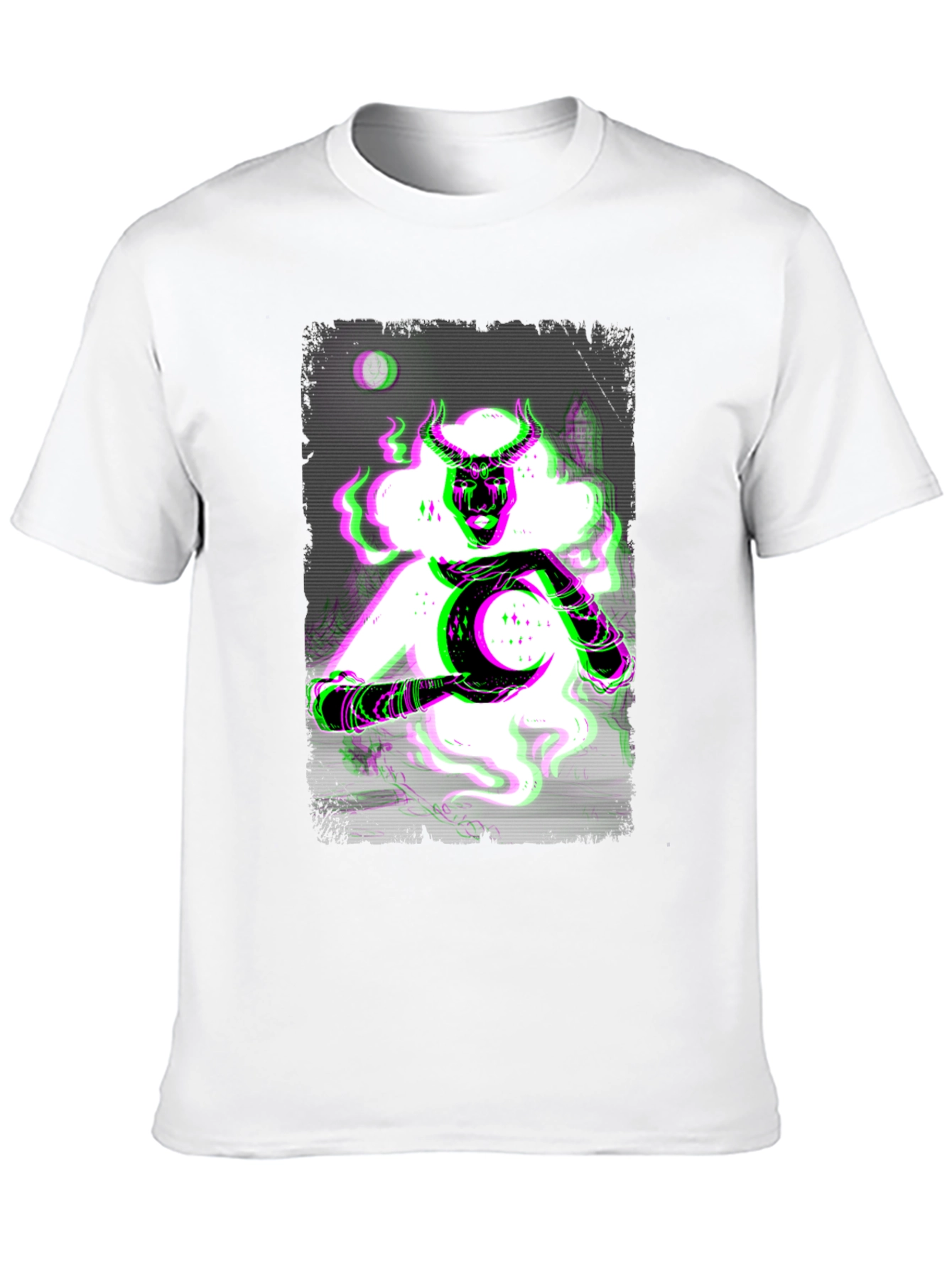 Black Mystic Woman Graphic Print T-Shirt view 10