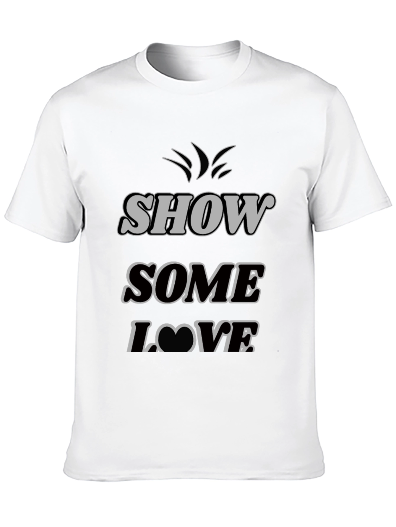Black Show Some Love Graphic Tee - Black T-Shirt view 10