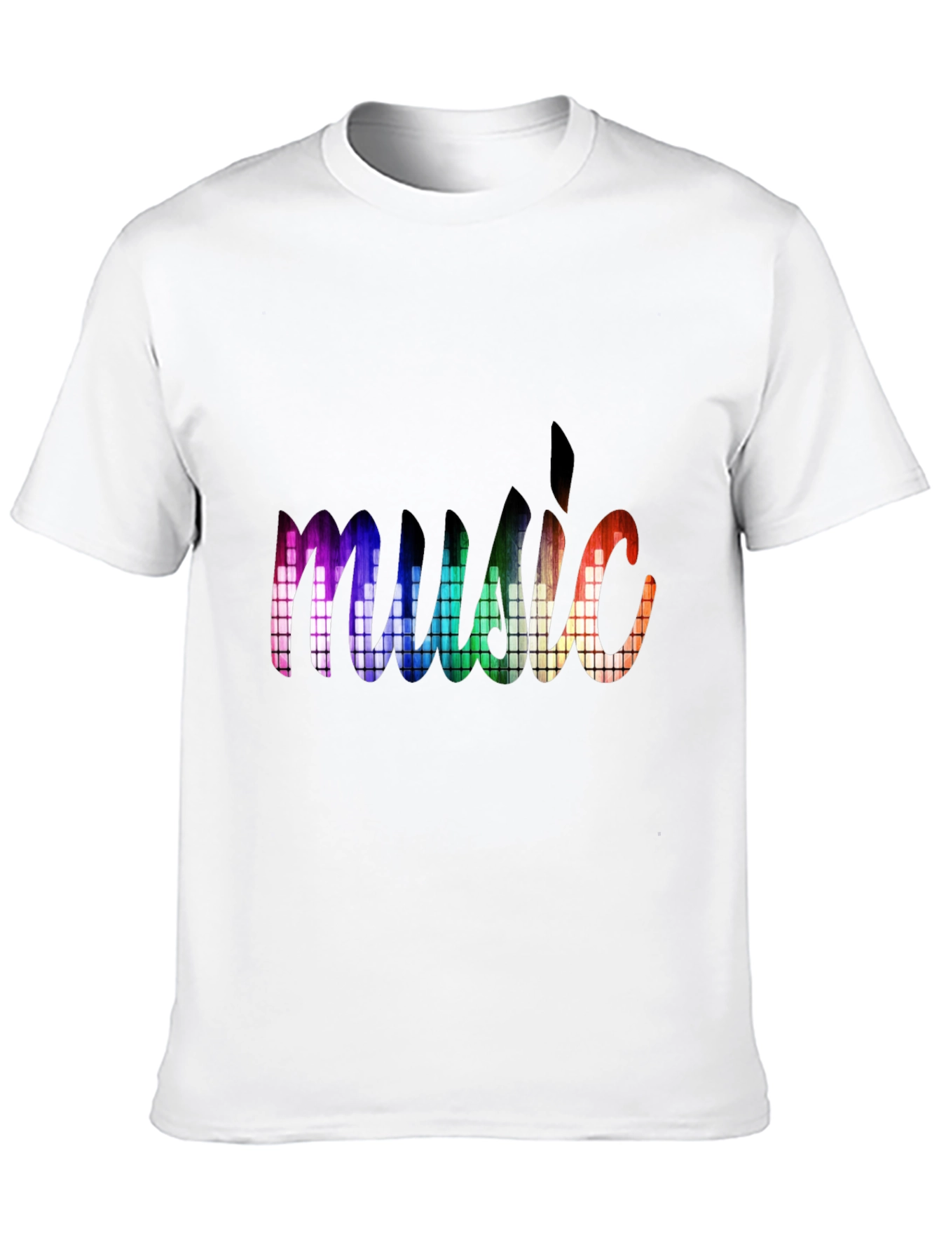 Black Music Graphic Black T-Shirt view 10