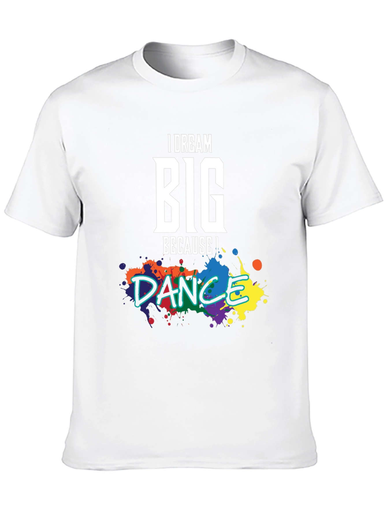 Black Dream Big Dance T-Shirt: Inspirational Graphic Tee view 10