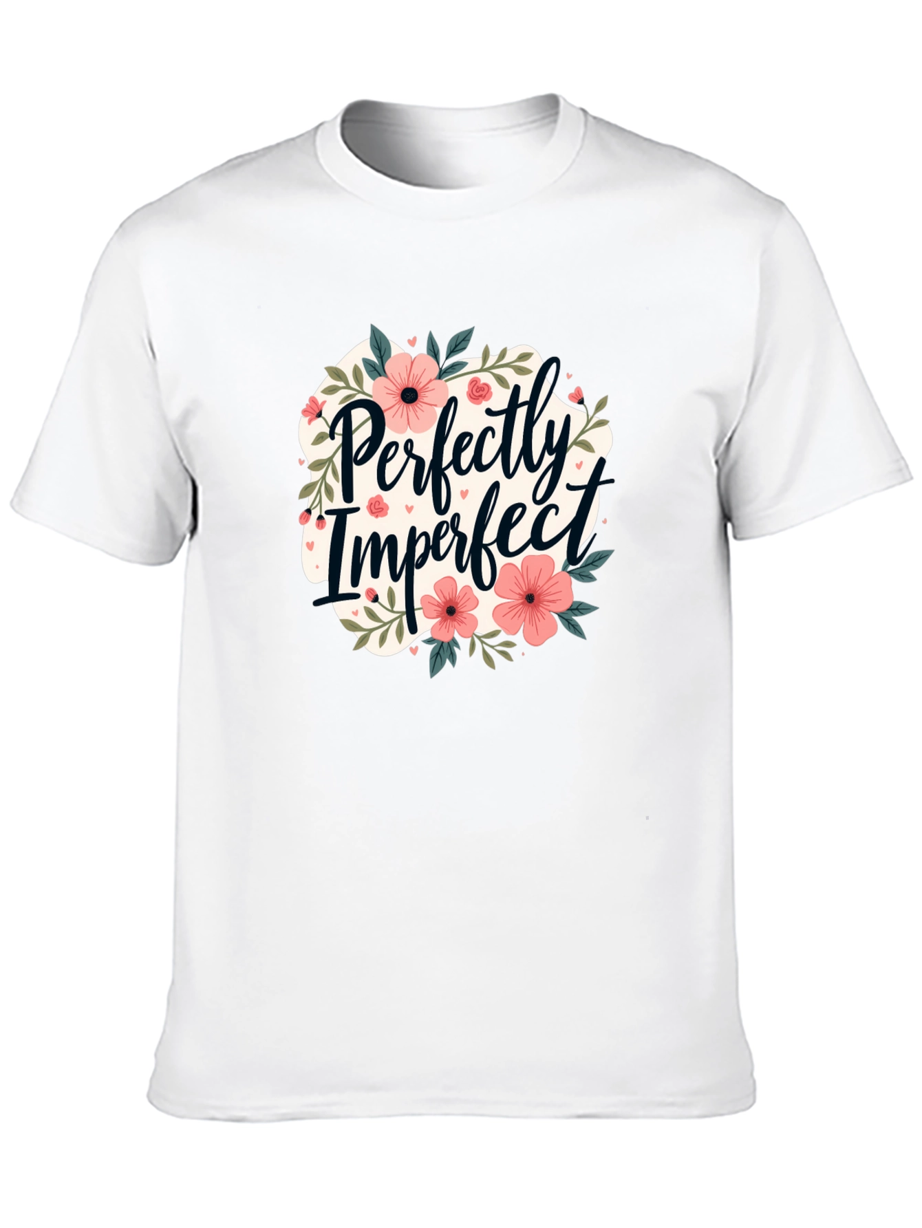 Black Perfectly Imperfect Floral T-Shirt - Unisex view 10