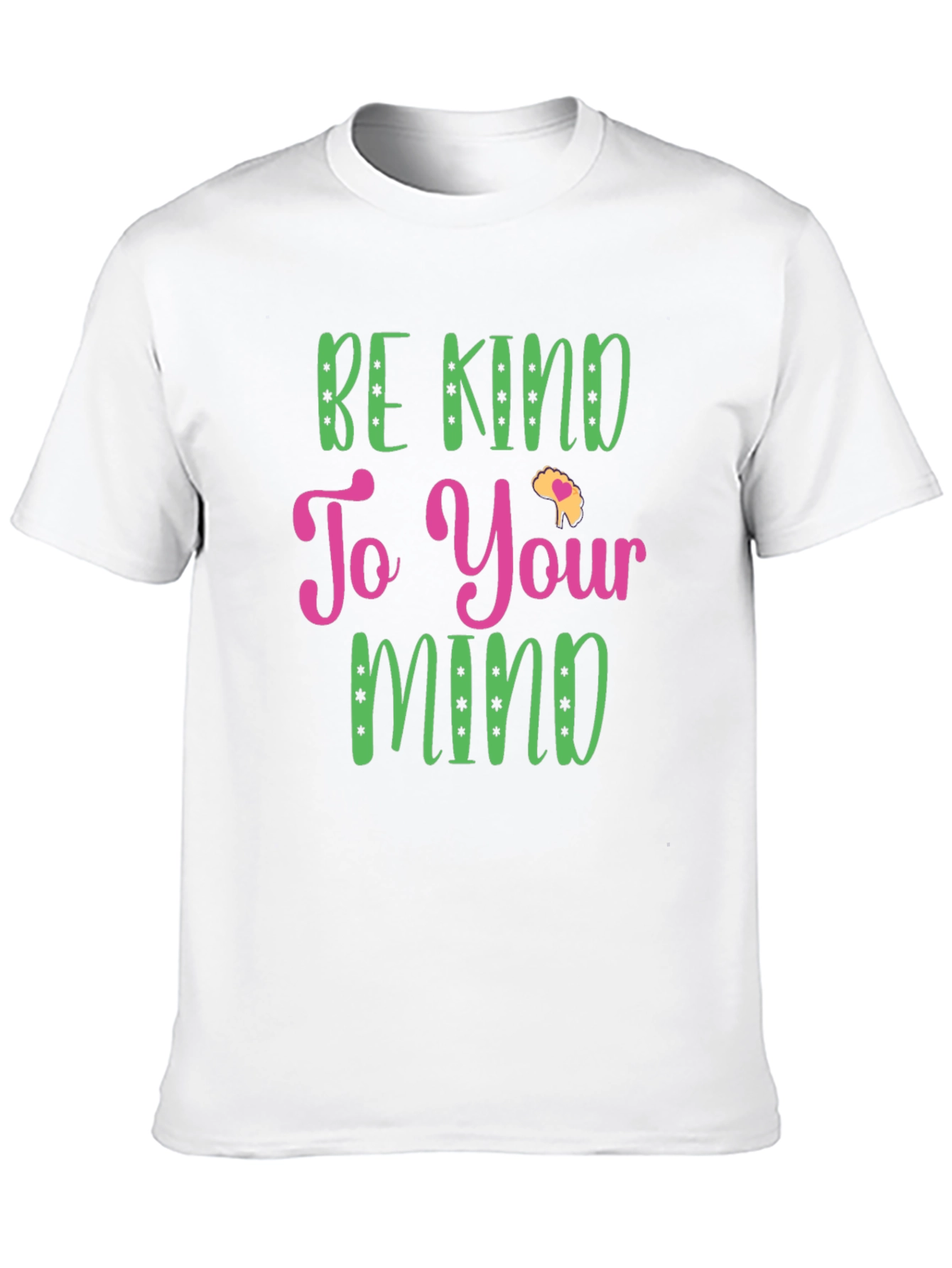 Black Be Kind to Your Mind Black Graphic Tee view 10